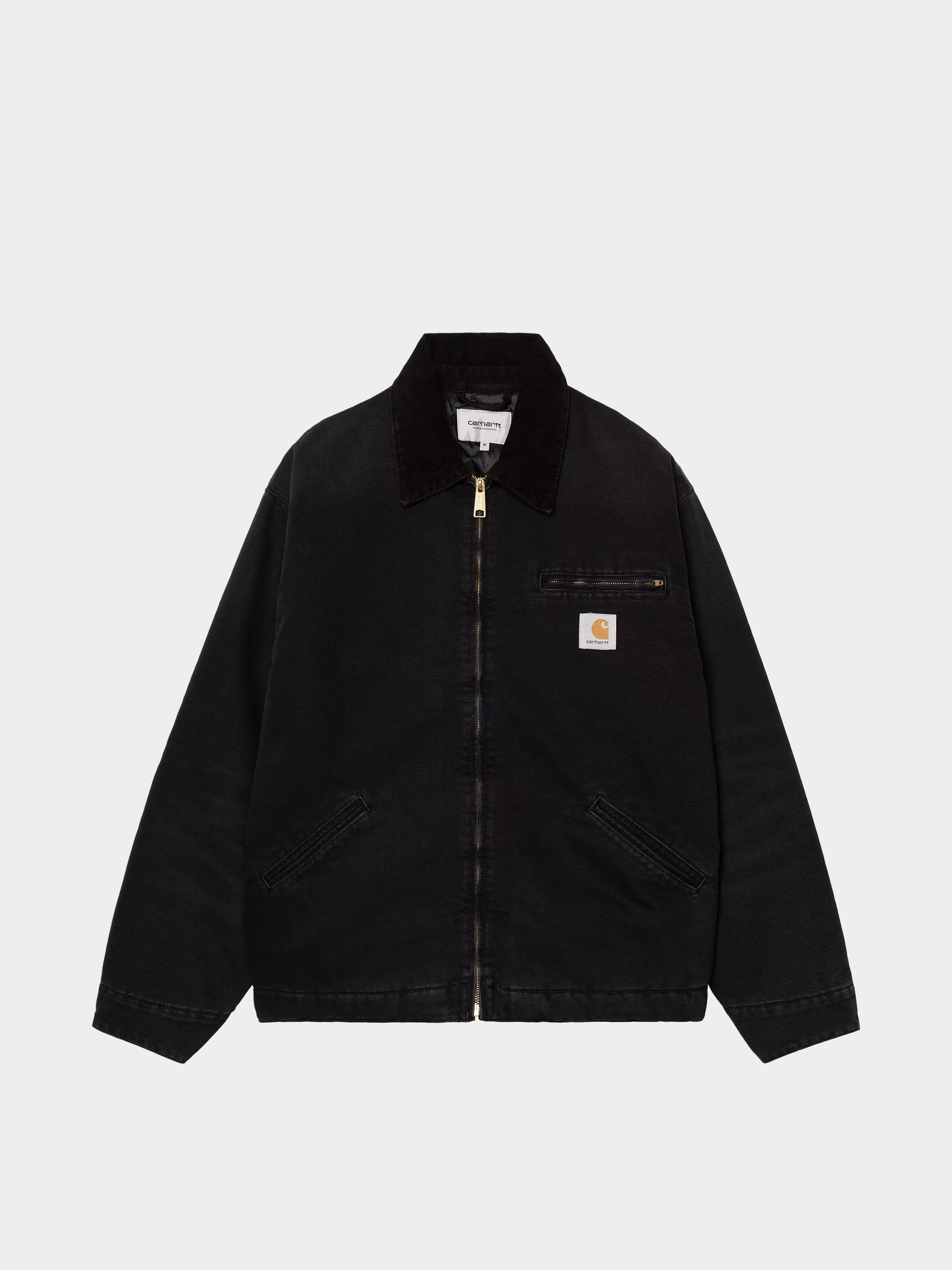 Geacă Carhartt WIP OG Detroit (black/black/stone canvas)