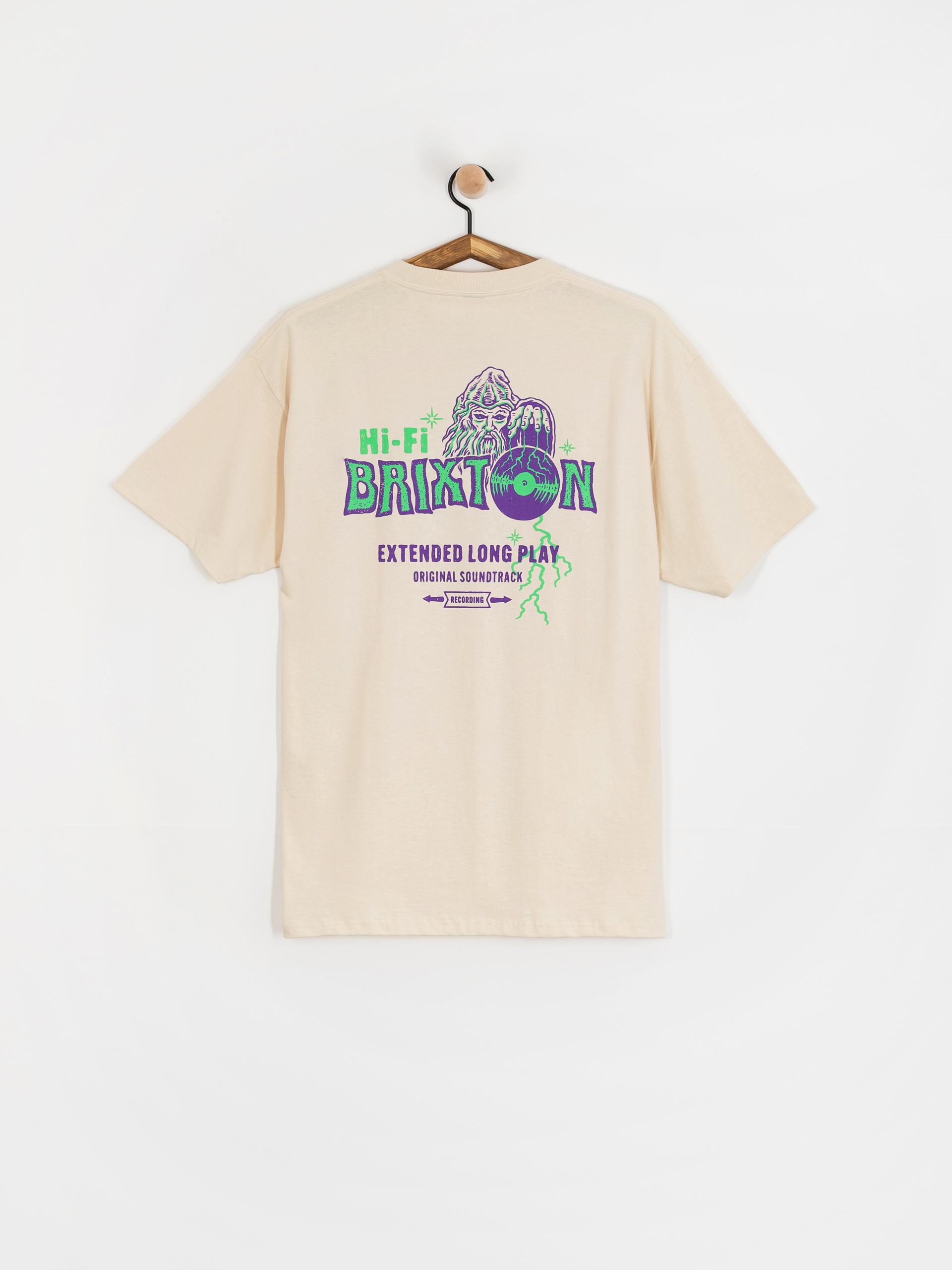 Tricou Brixton Maddox Std (cream)