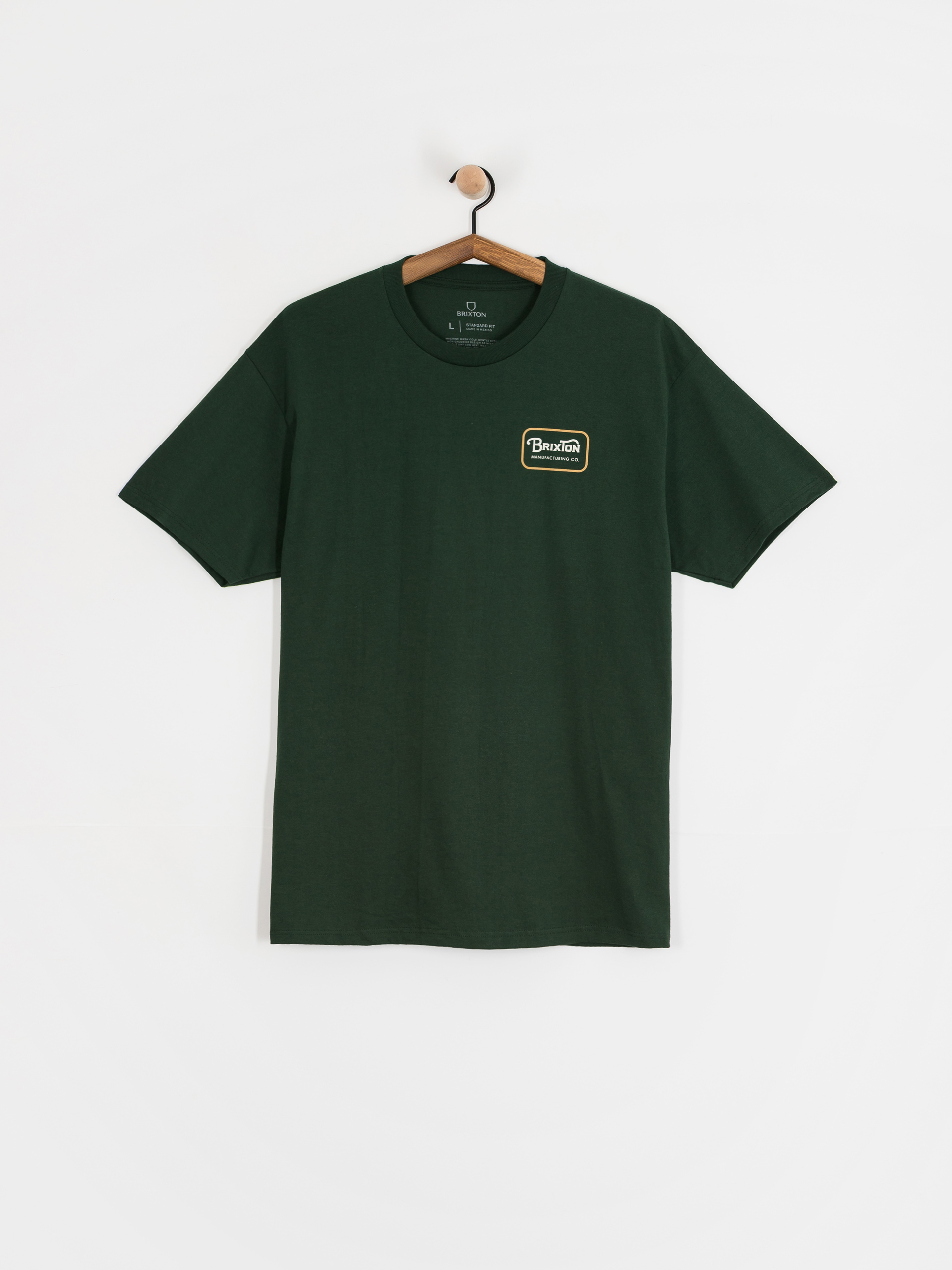 Tricou Brixton Grade Std (forest green/stone/washed copp)