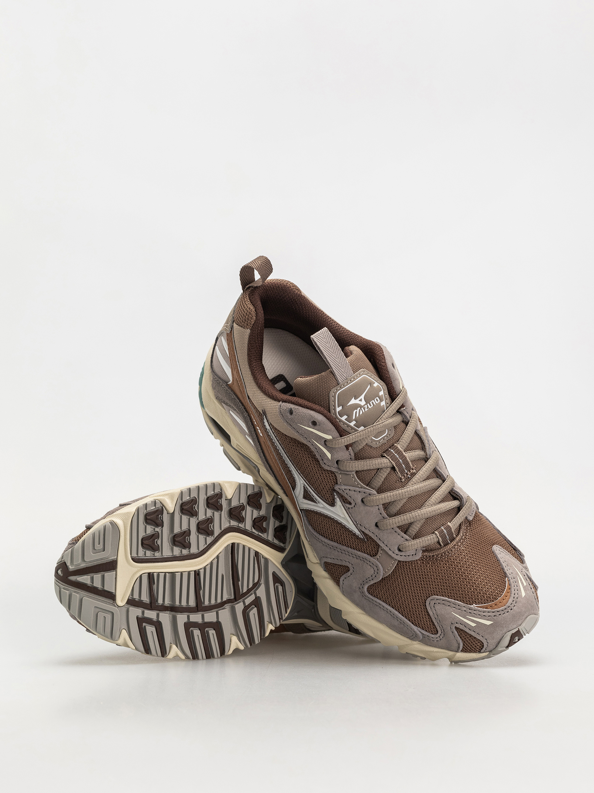 Pantofi Mizuno Wave Rider 10 (fossil/white/thrush)