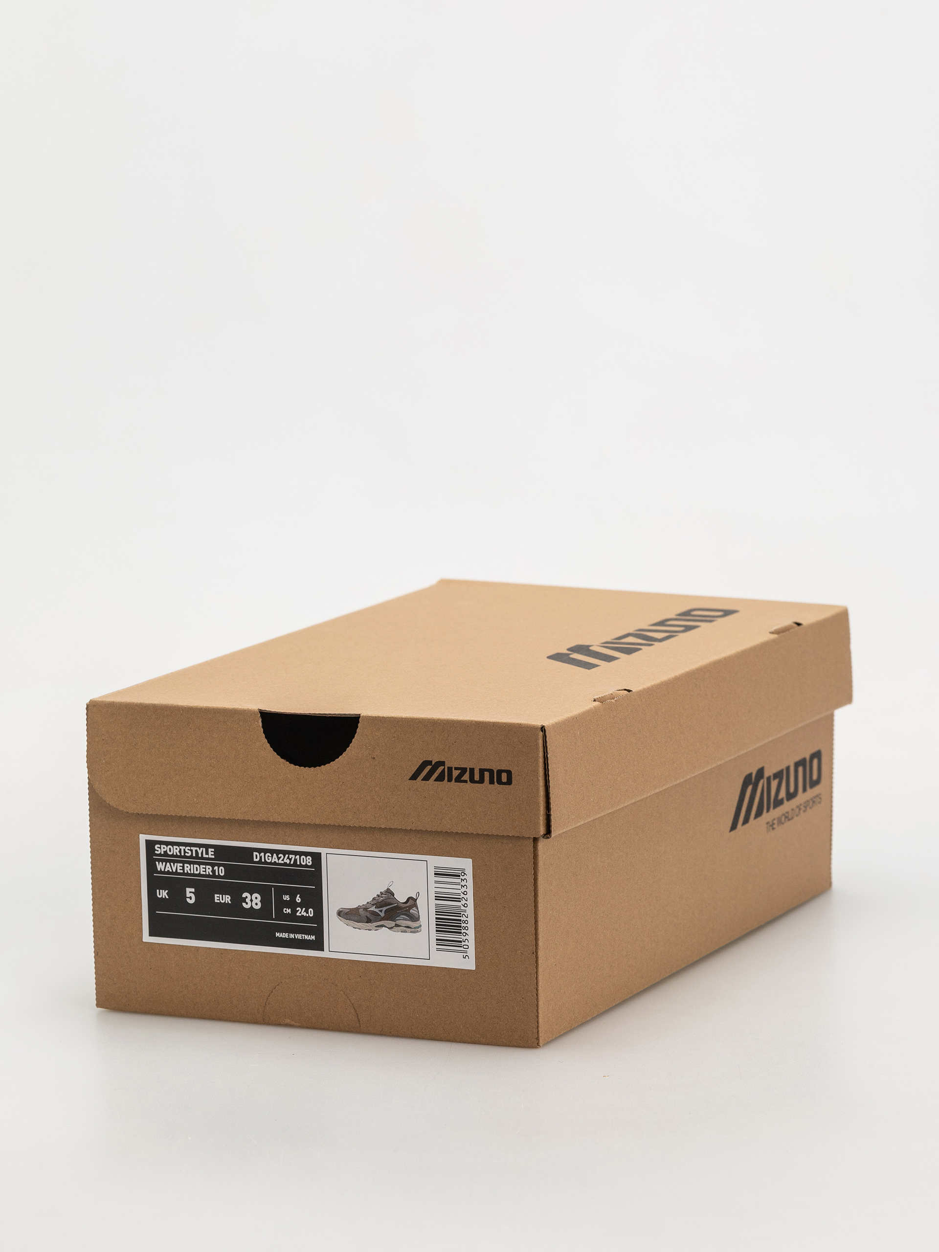 Pantofi Mizuno Wave Rider 10 - maro (fossil/white/thrush)