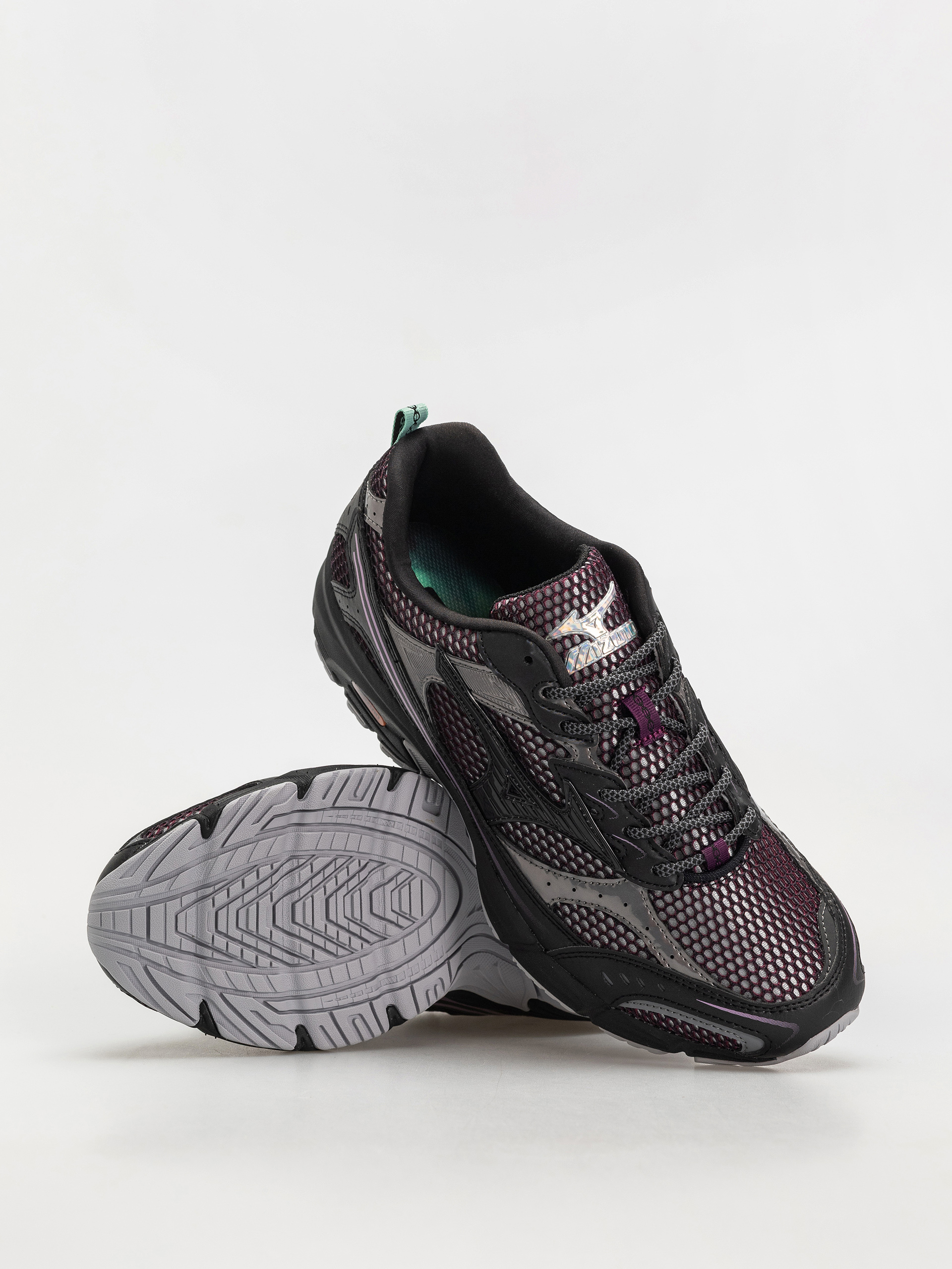 Y・M Pantofi Mizuno MXR - negru (black/black/valerian)