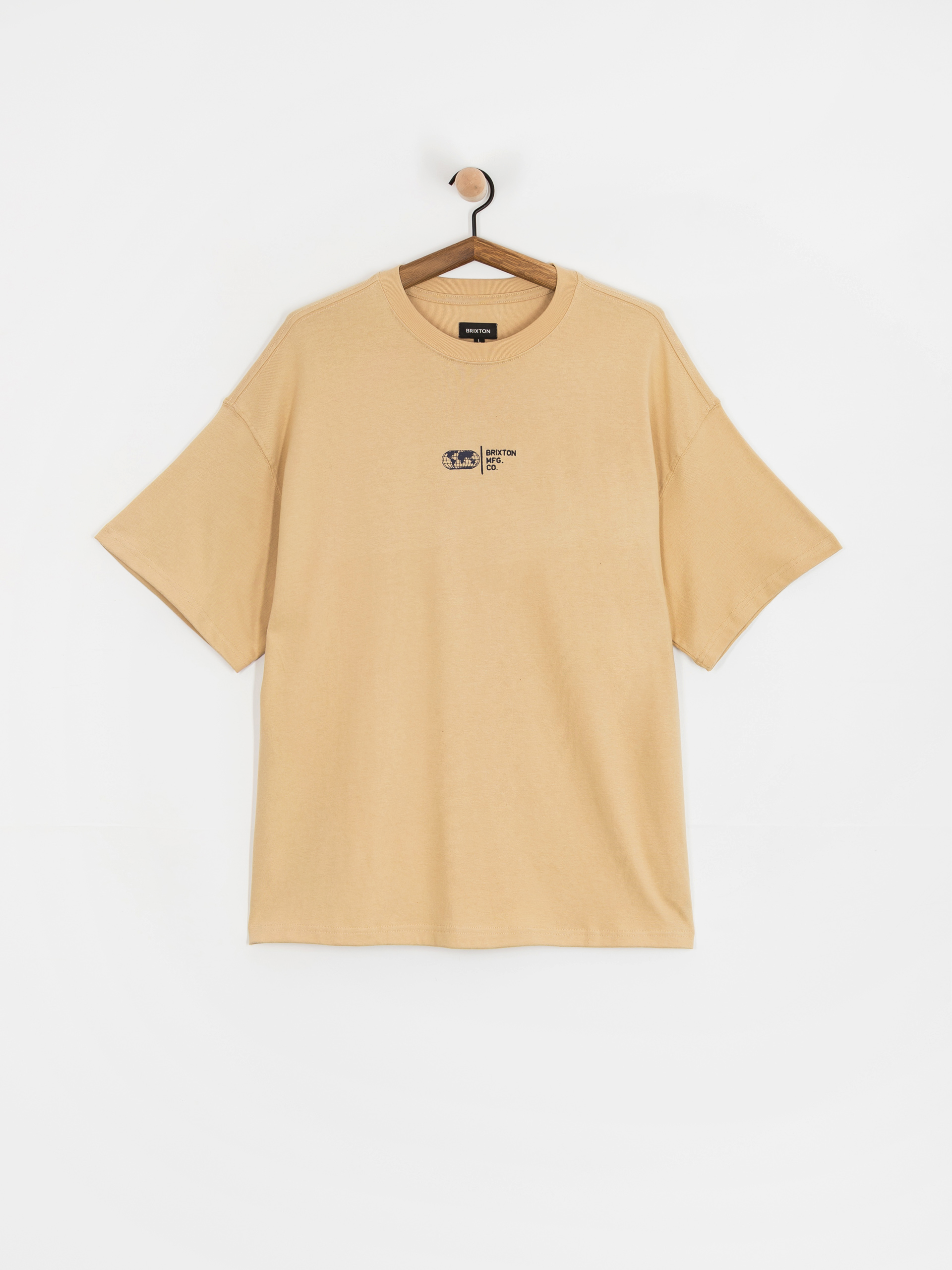 Tricou Brixton Union Hw Relaxed (cream classic wash)