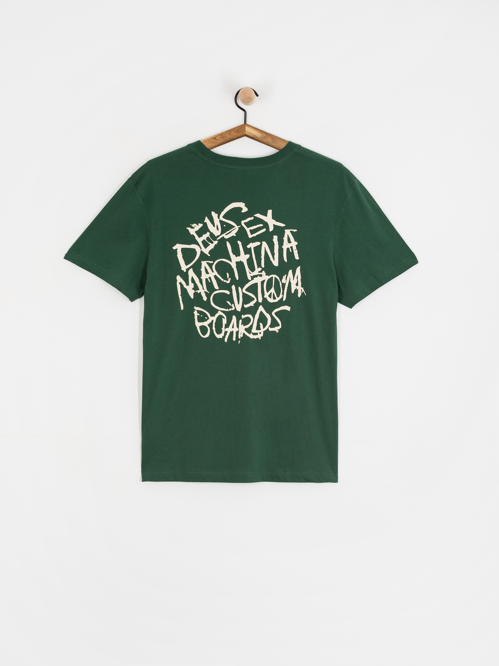 Tricou Deus Ex Machina Scrambler (hunter green)