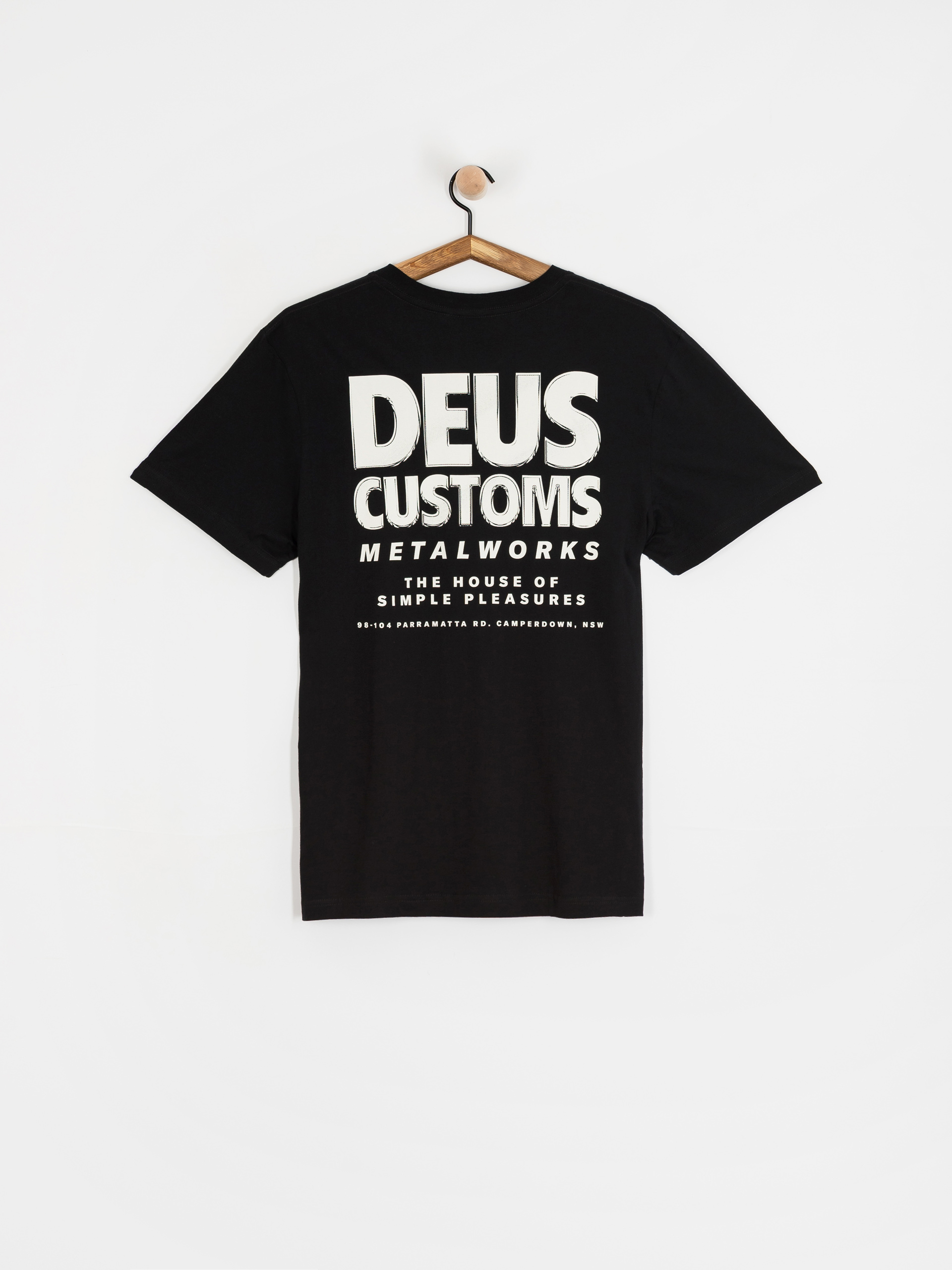 Tricou Deus Ex Machina Chromium (black)