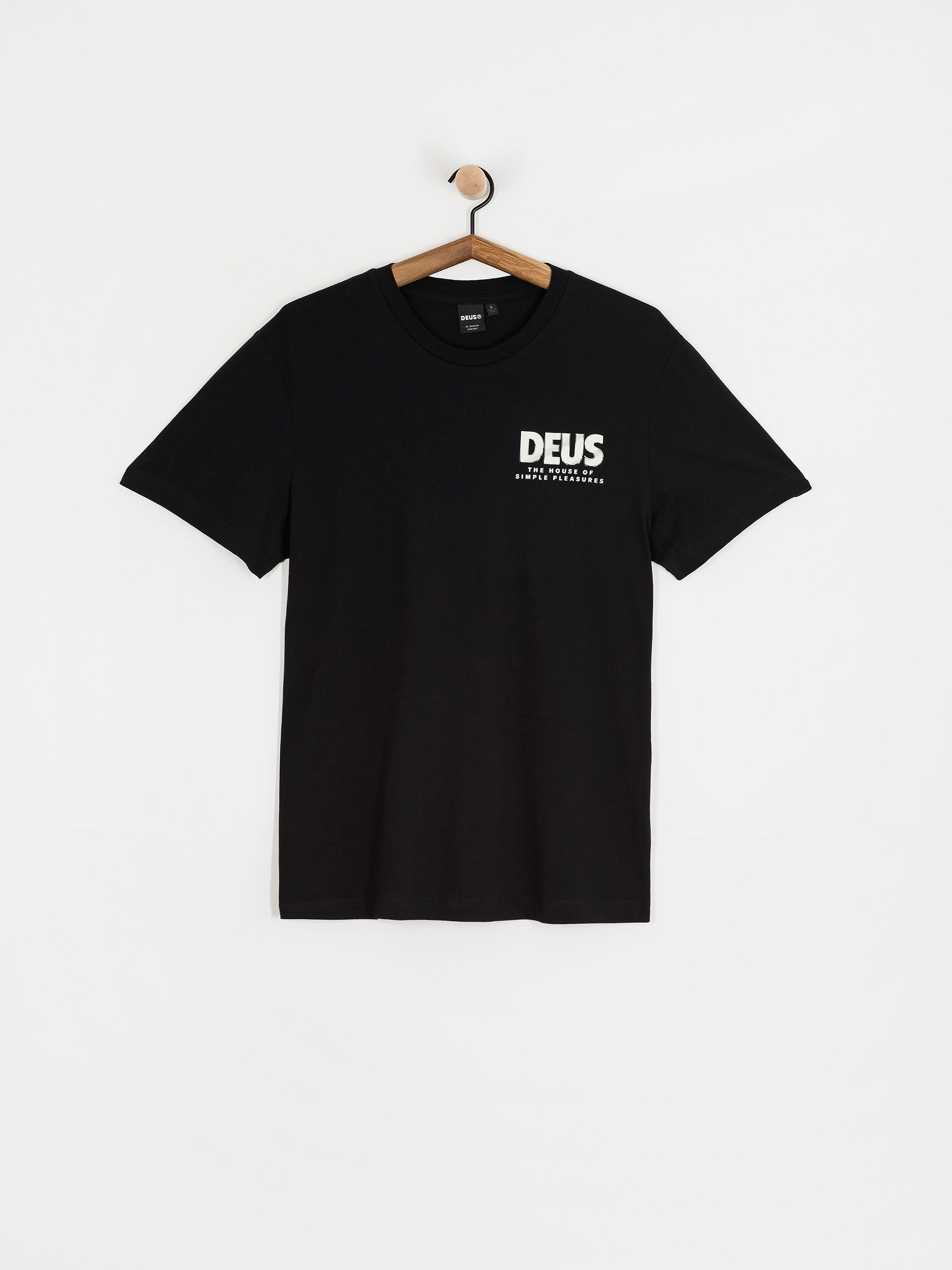 Tricou Deus Ex Machina Chromium (black)