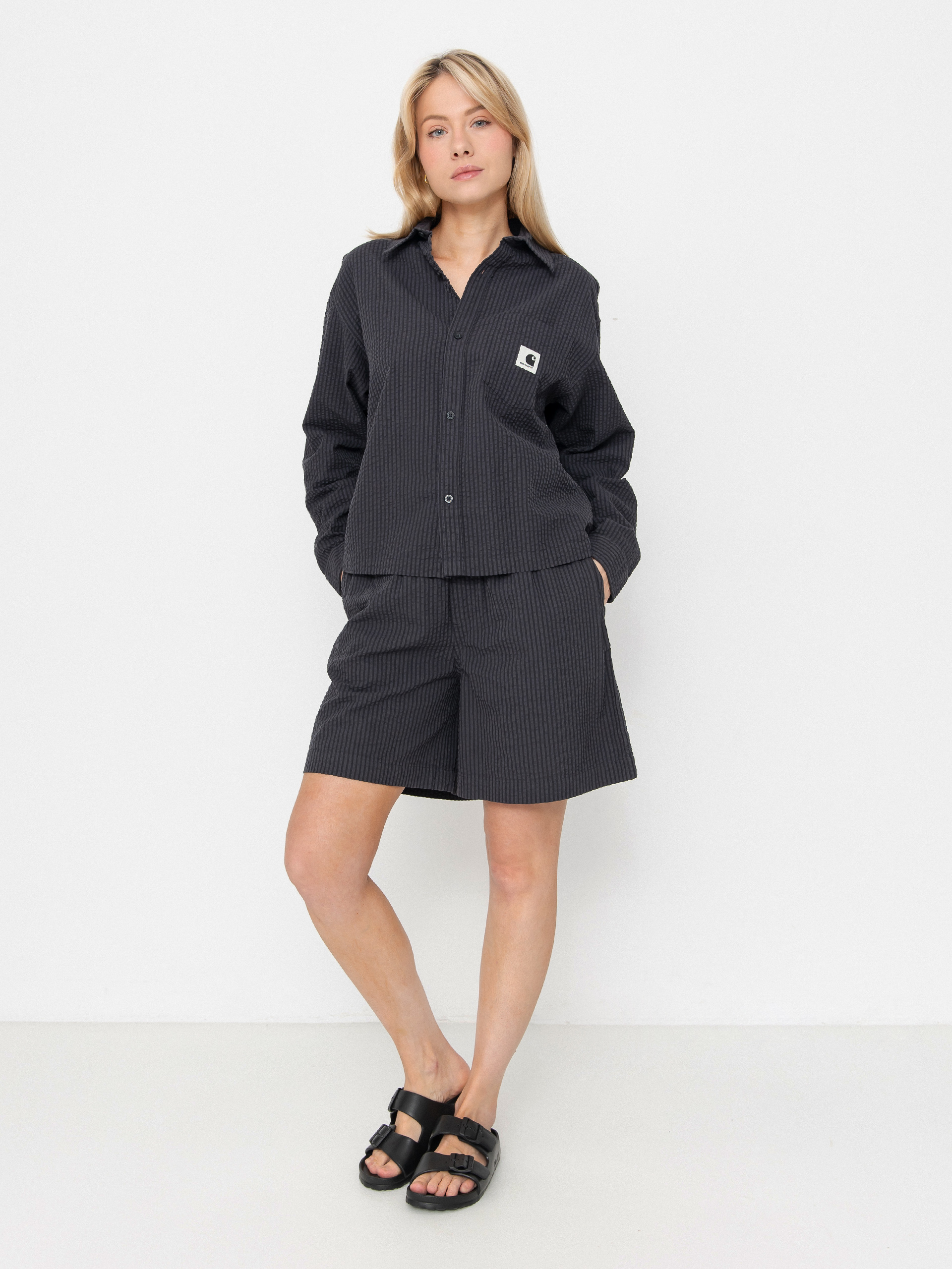 Cămașă Carhartt WIP Toland Wmn (toland stripe/black)