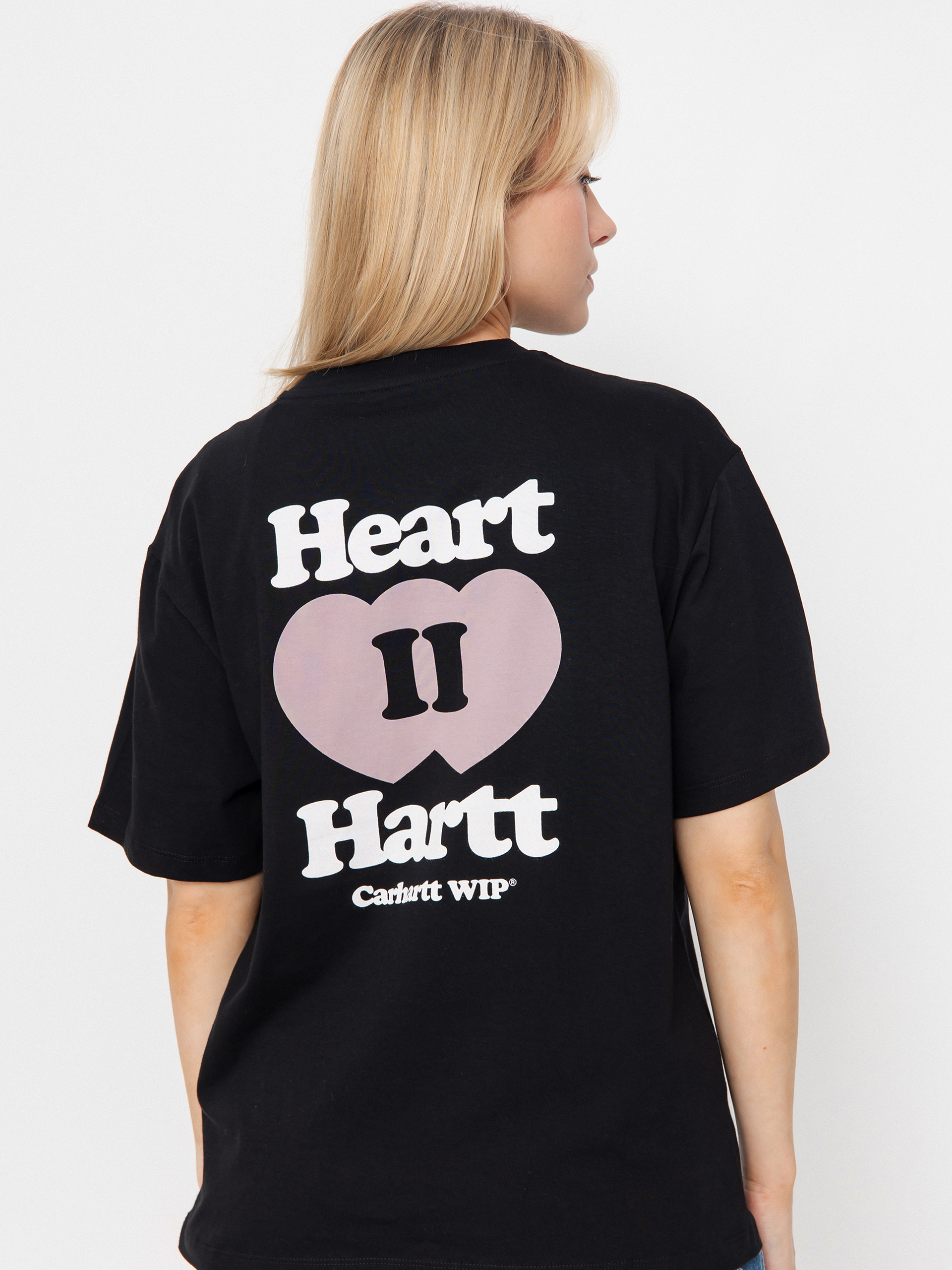 Tricou Carhartt WIP Heart II Hartt Wmn (black)