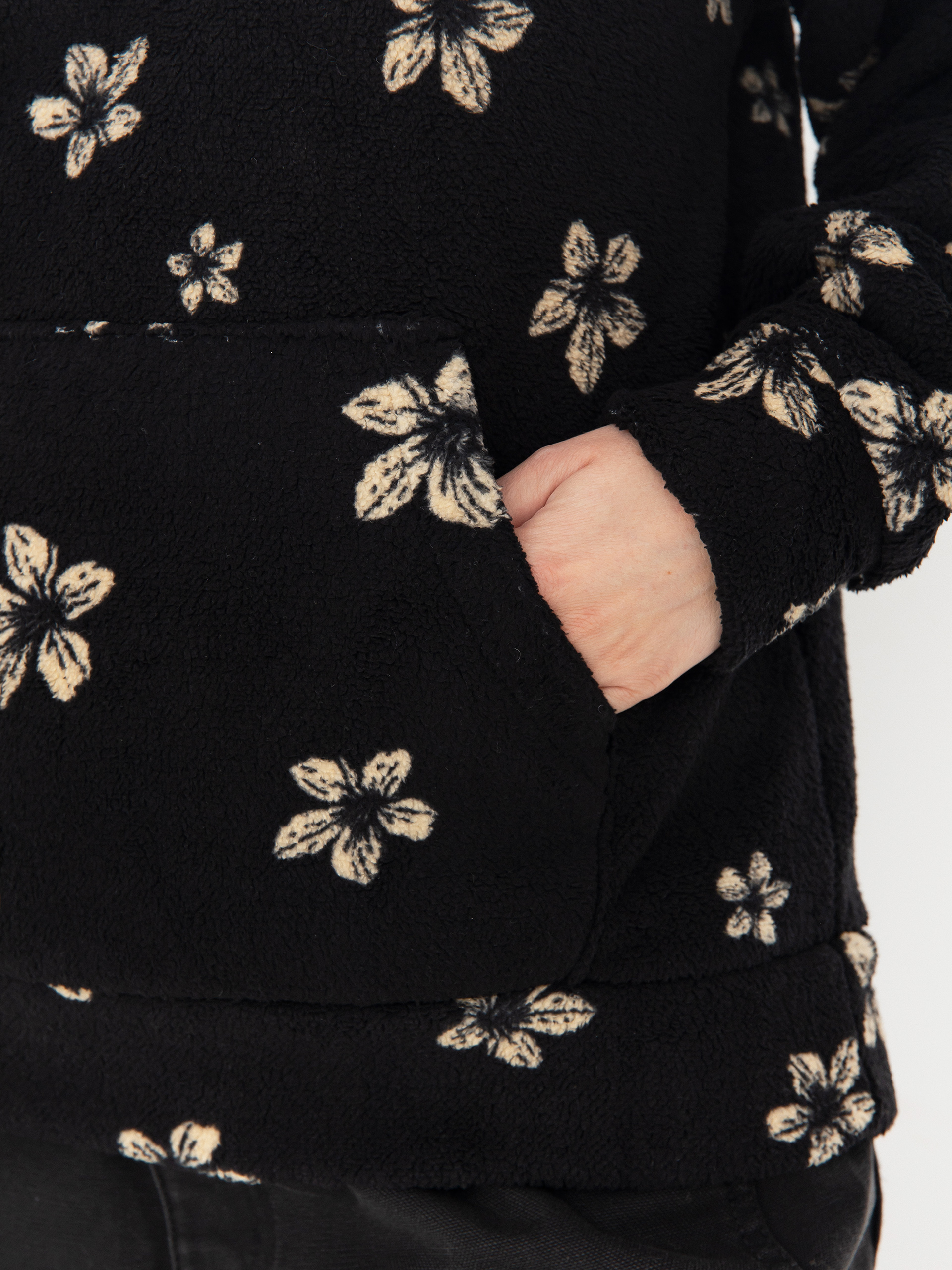 Pentru femei Hanorac din fleece Roxy Vl Live Out Loud (anthracite sol searcher big)