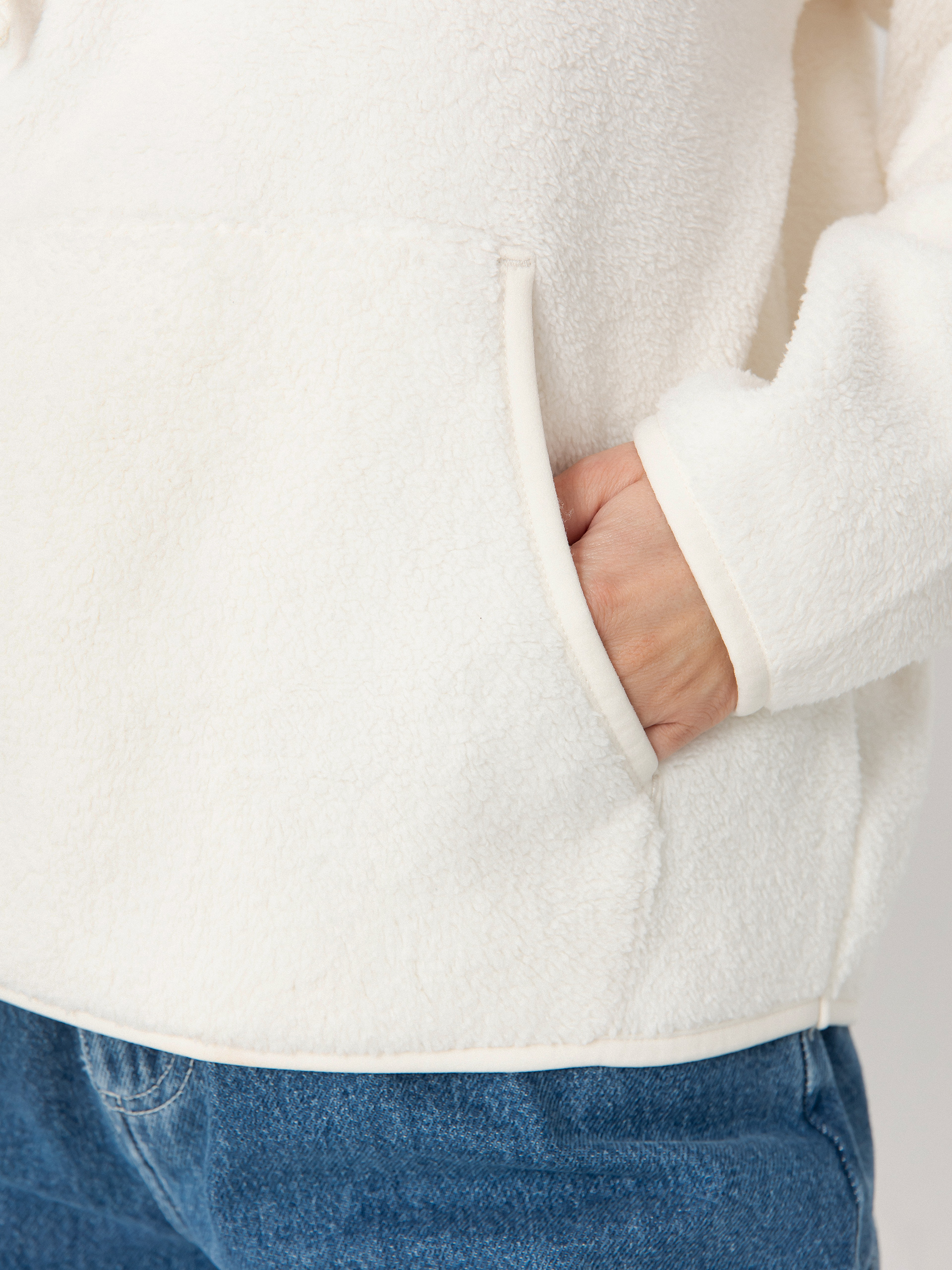 Pentru femei Hanorac din fleece Roxy Cool Calling (egret)