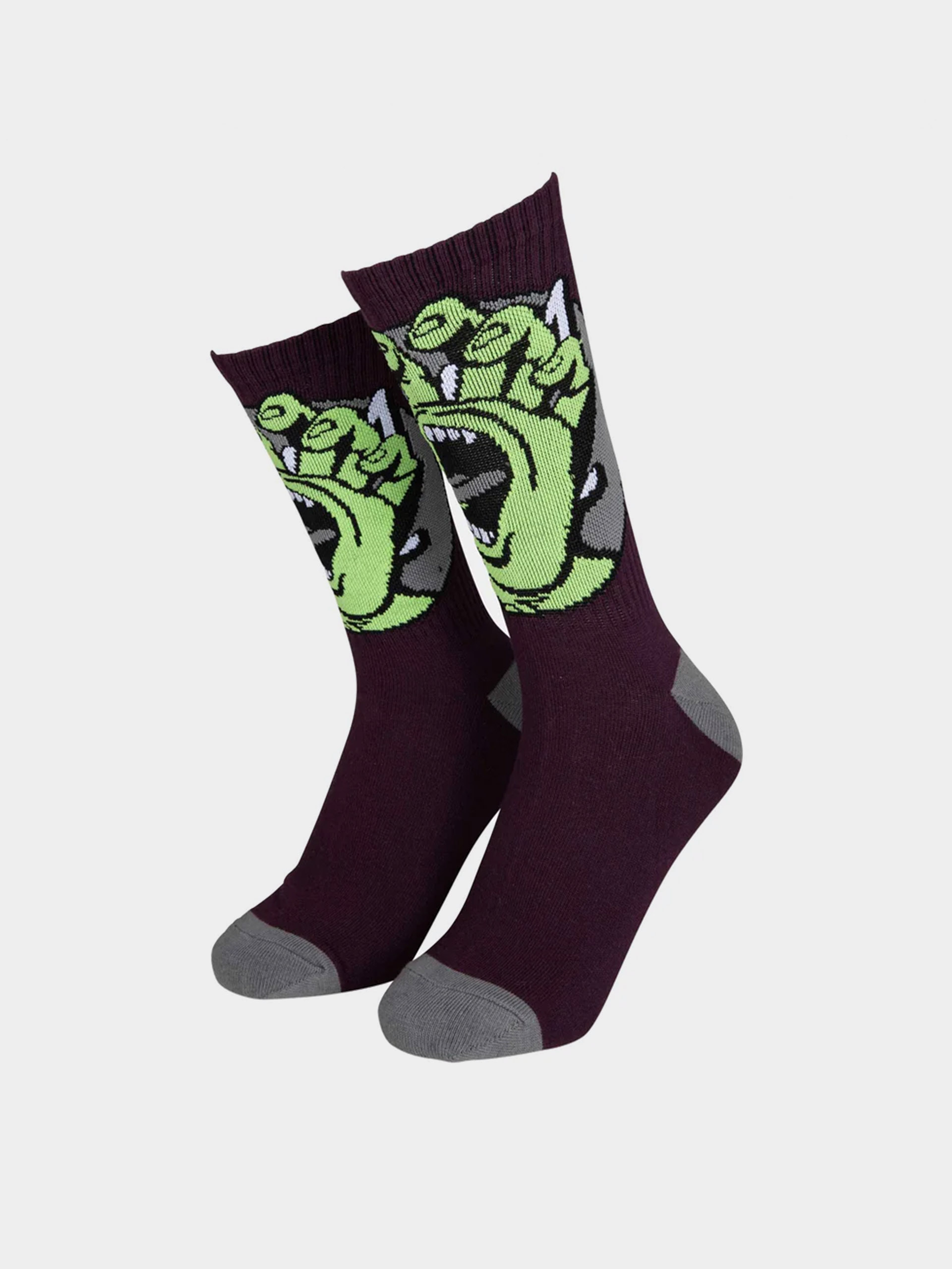 Șosete Santa Cruz Hand Dot (dark cherry)