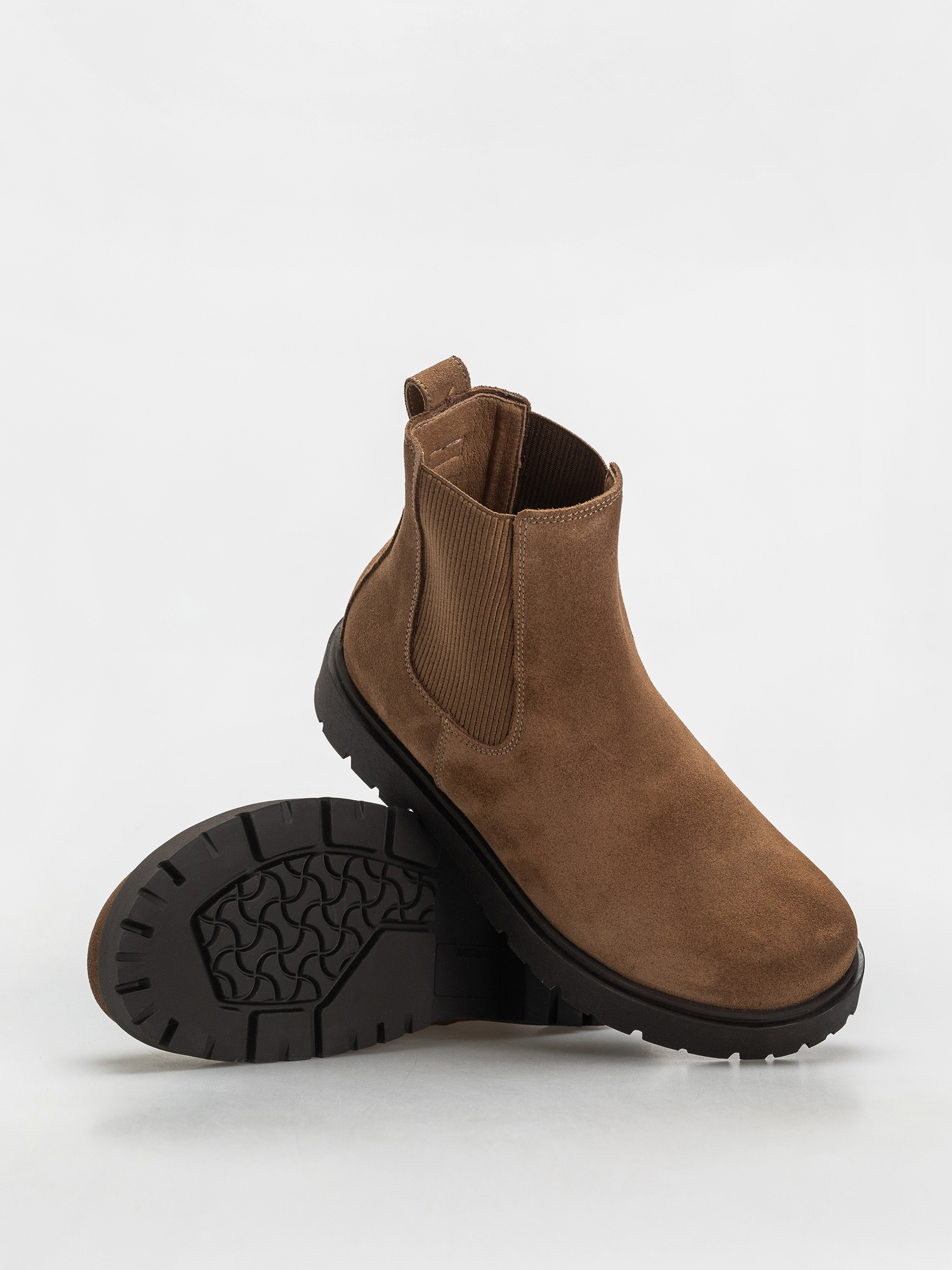 Pantofi Birkenstock Highwood Slip On Suede Leather Narrow Wmn (dark tea)