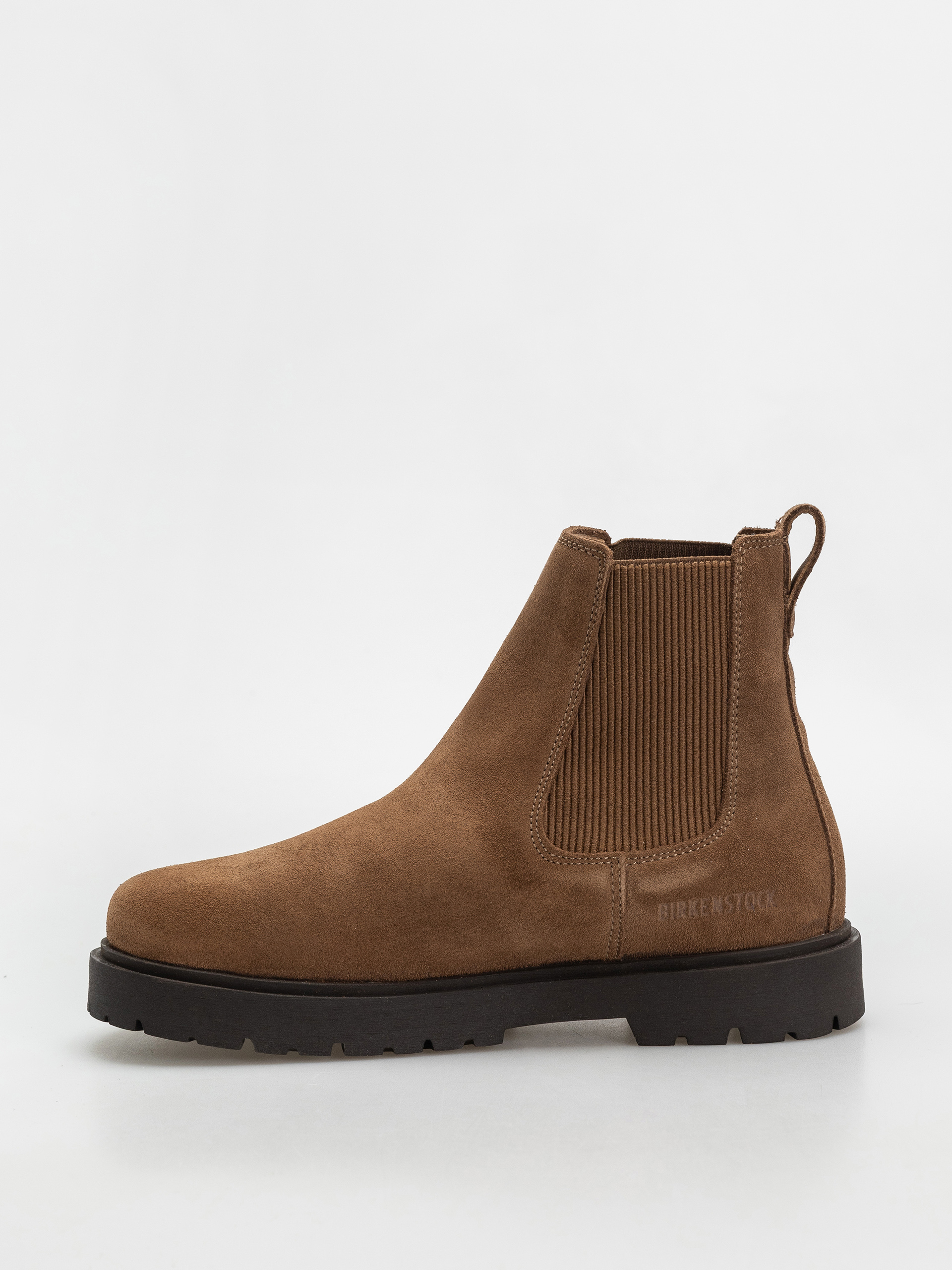 Pantofi Birkenstock Highwood Slip On Suede Leather Narrow Wmn (dark tea)