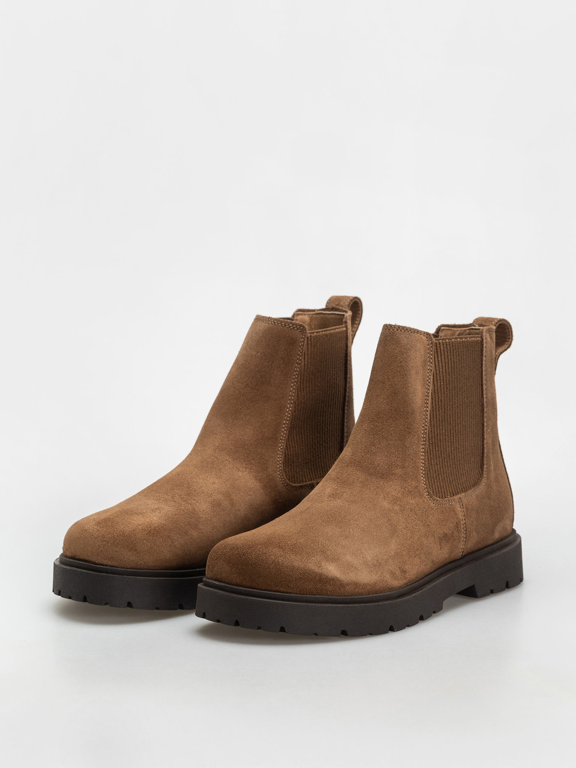 Pantofi Birkenstock Highwood Slip On Suede Leather Narrow Wmn (dark tea)