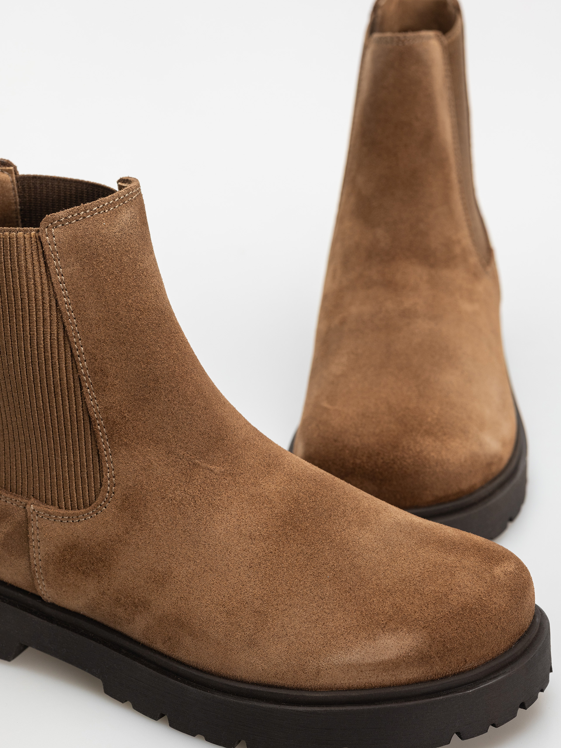 Pantofi Birkenstock Highwood Slip On Suede Leather Narrow Wmn (dark tea)