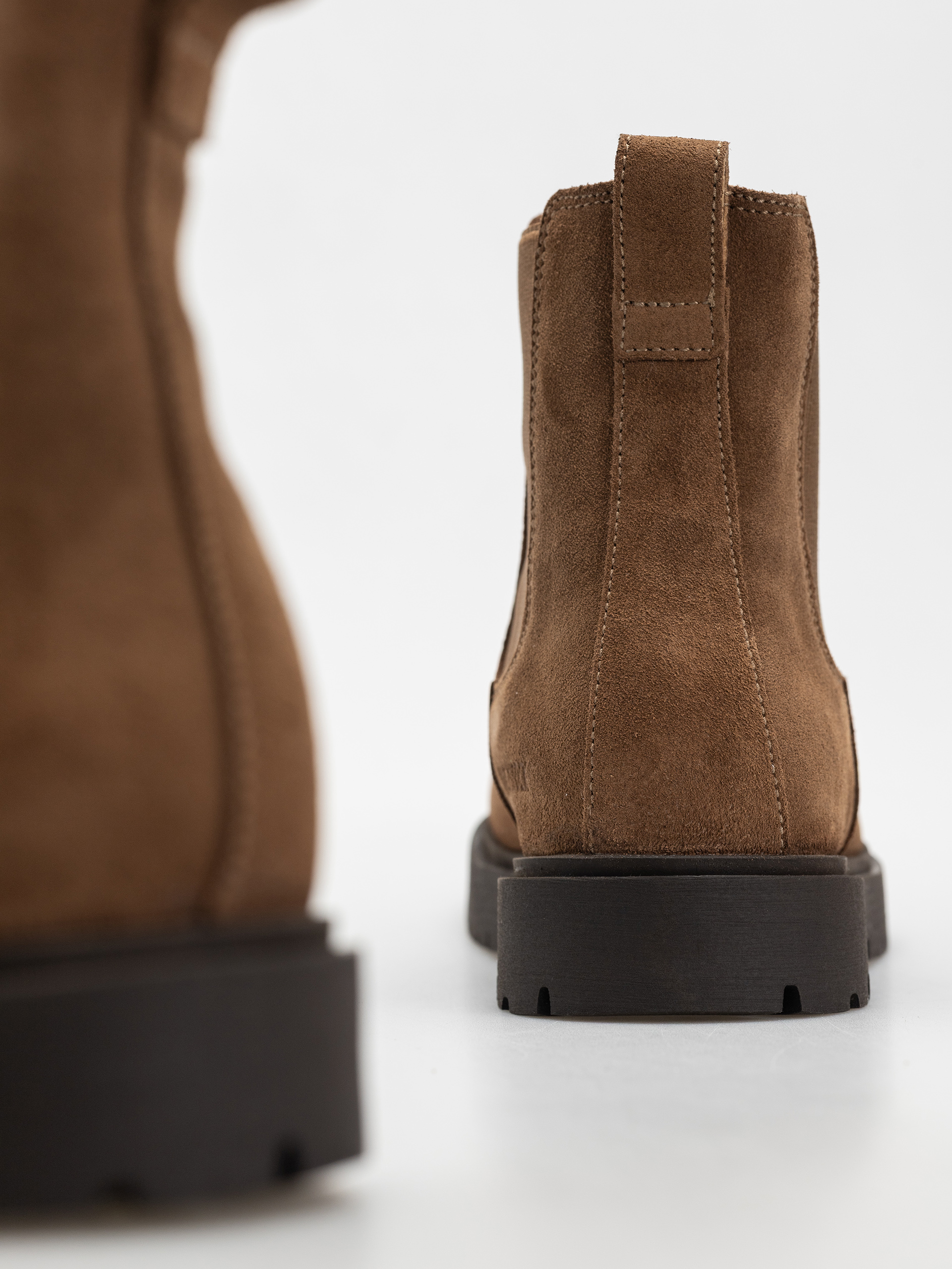 Pantofi Birkenstock Highwood Slip On Suede Leather Narrow Wmn (dark tea)