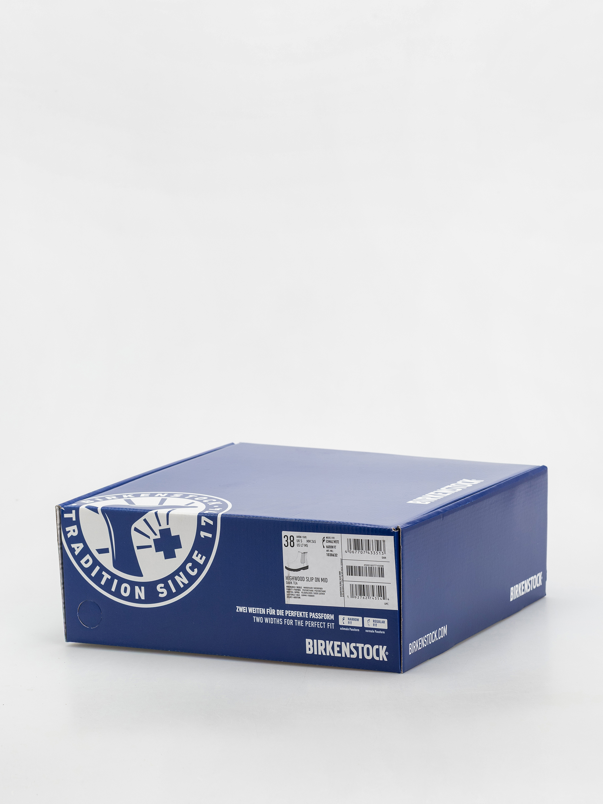 Pantofi Birkenstock Highwood Slip On Suede Leather Narrow Wmn (dark tea)