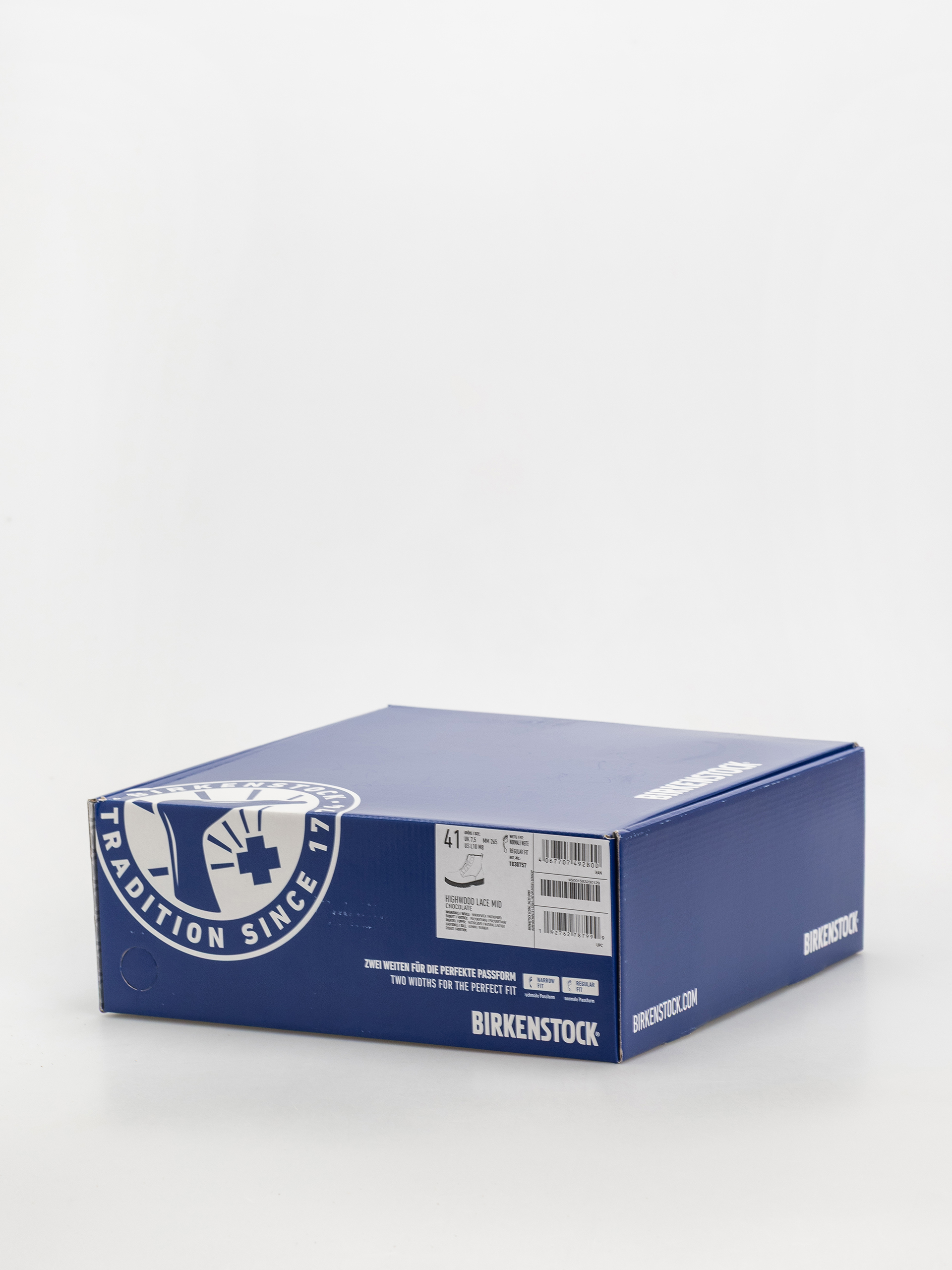 Pantofi Birkenstock Highwood Lace Mid Natural Leather Regular (chocolate)