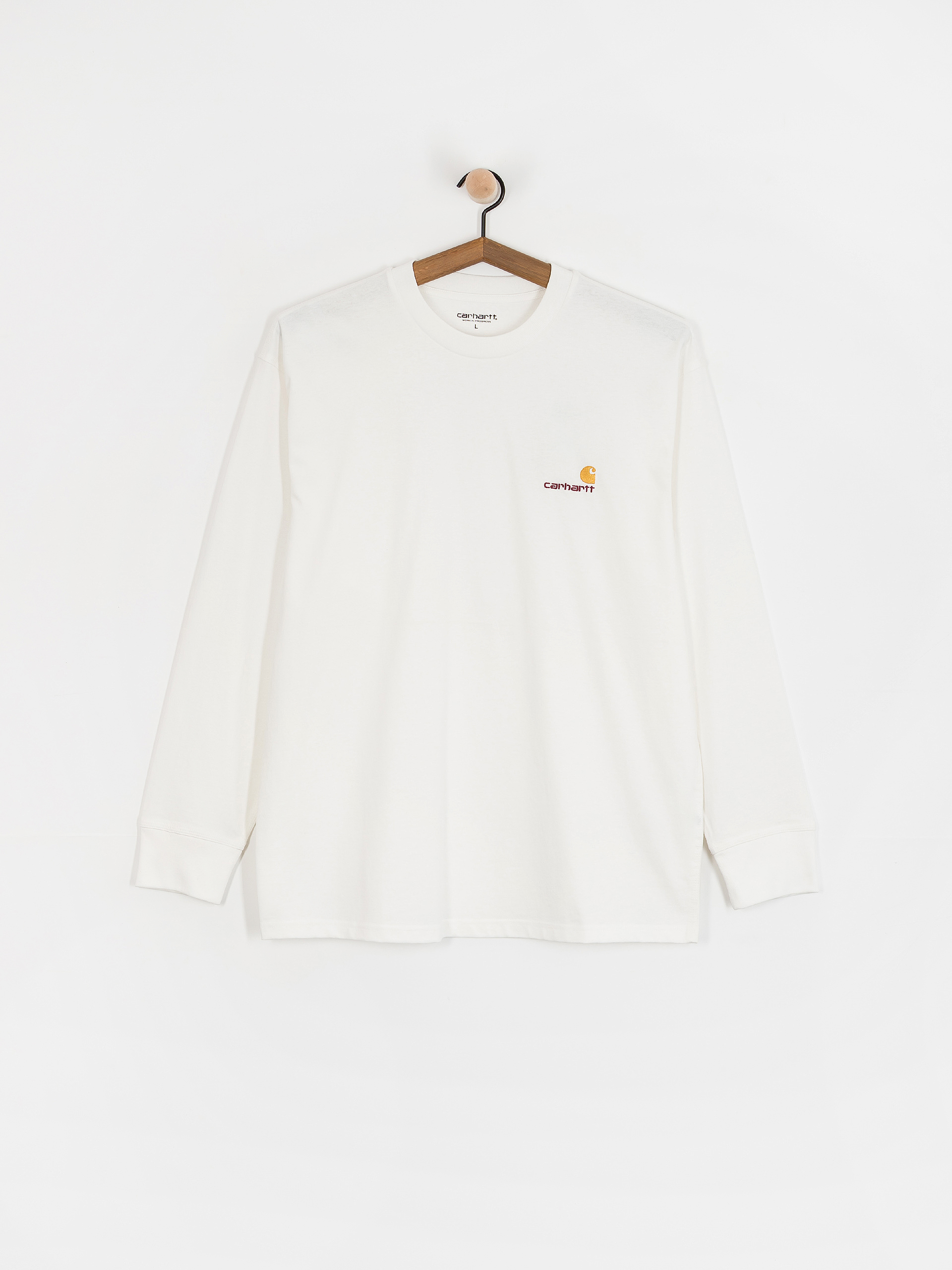Longsleeve Carhartt WIP American Script (white)