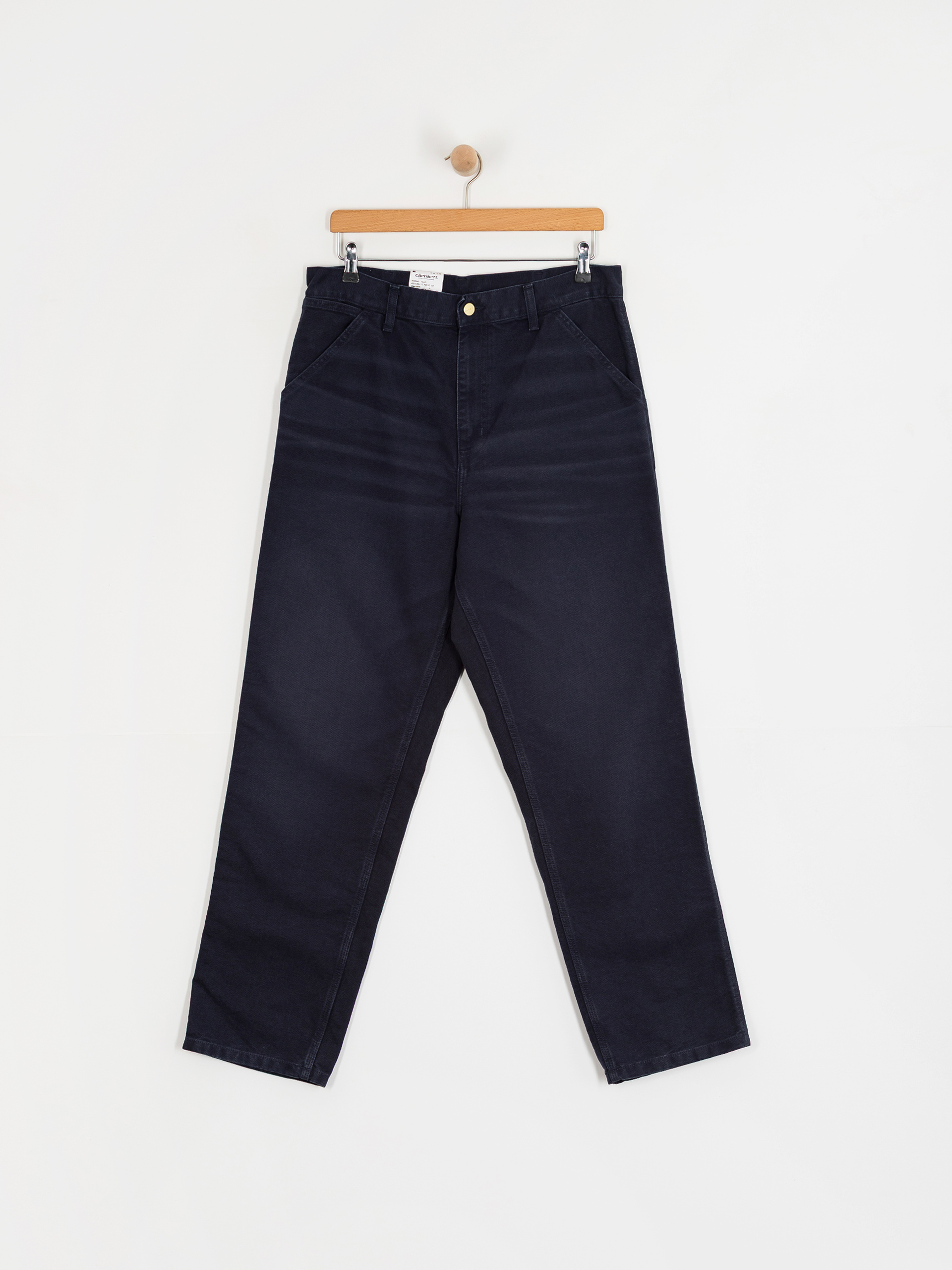 Pantaloni Carhartt WIP Simple (dark navy/stone canvas)
