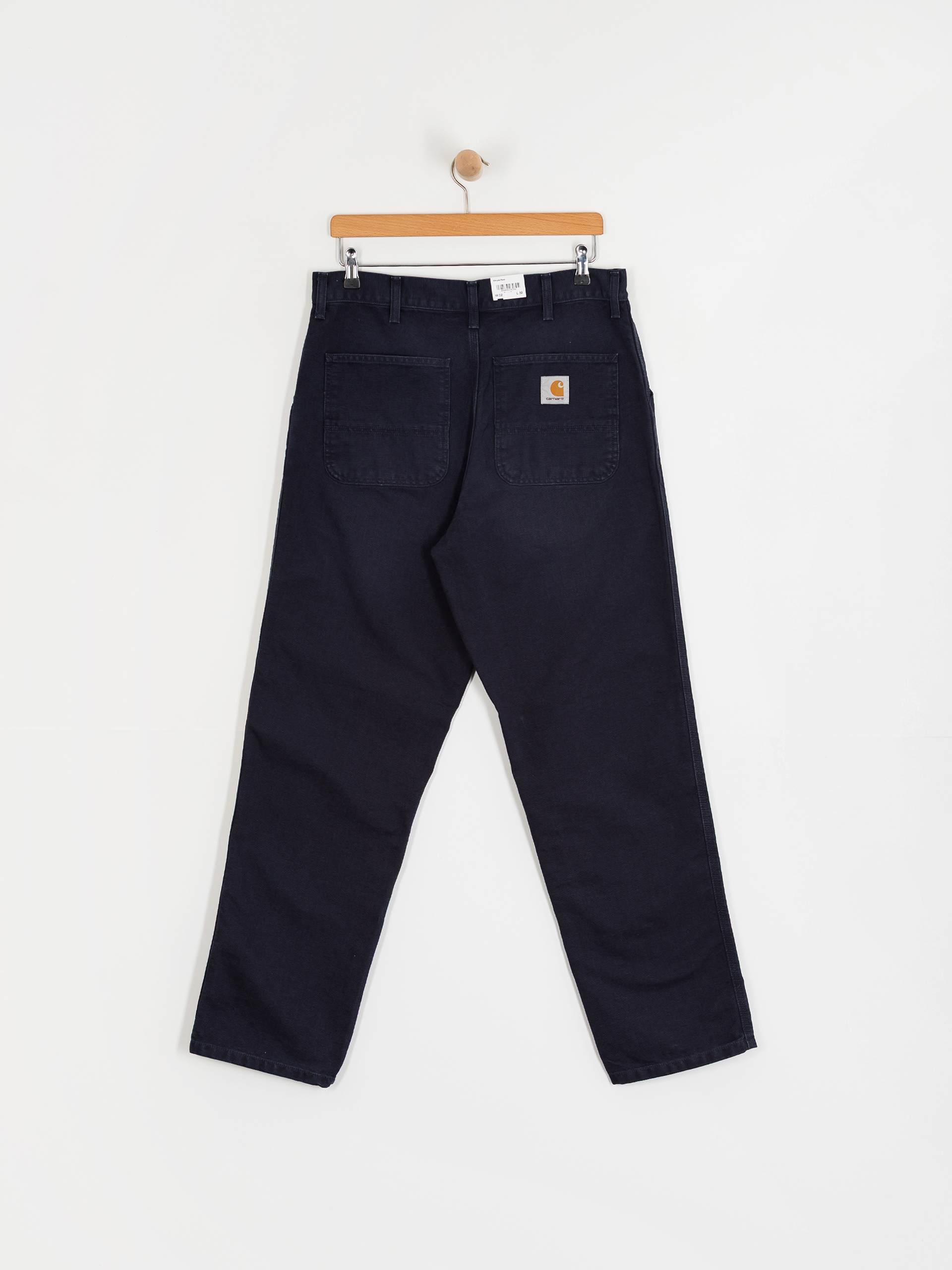 Pantaloni Carhartt WIP Simple (dark navy/stone canvas)