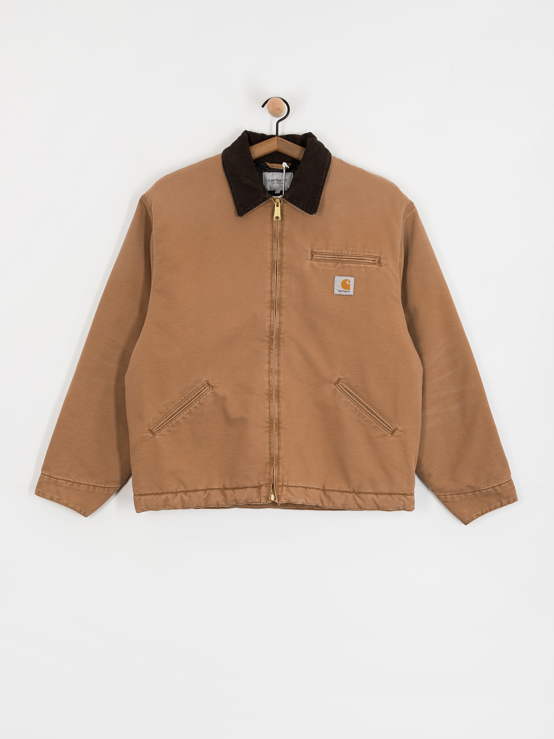 Geacă Carhartt WIP OG Detroit (hamilton brown/tobacco/stone canvas)