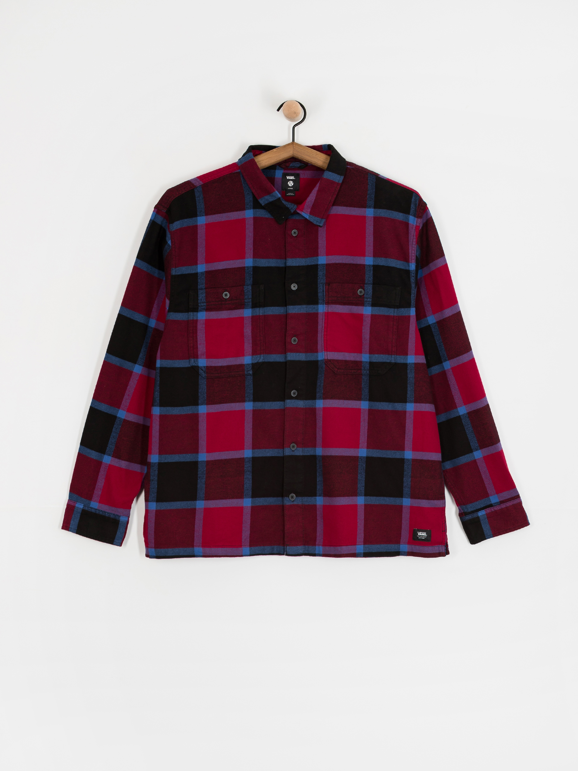 Cămașă Vans Larkspur Plaid Flannel (bordeaux/black)