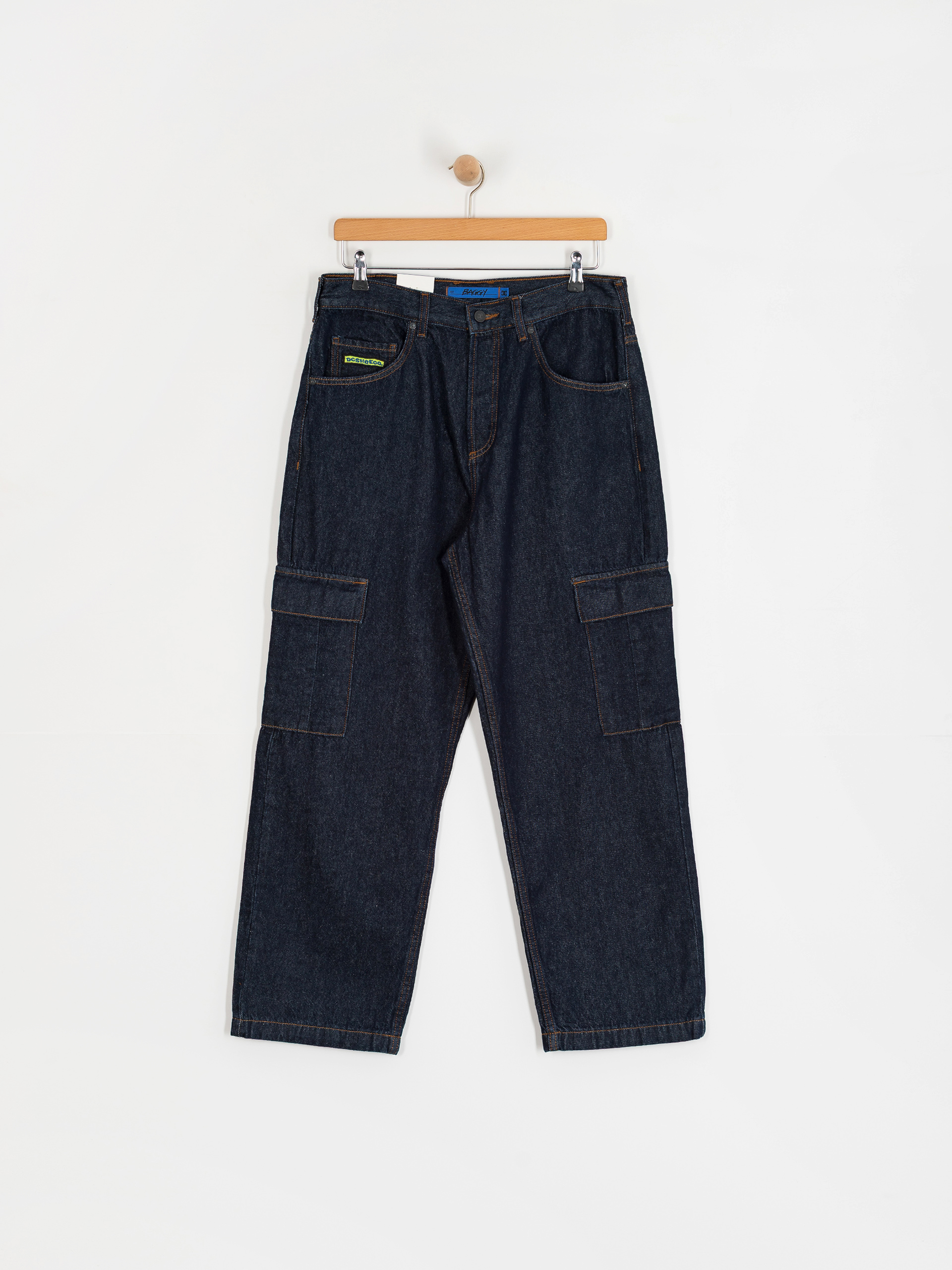 Pantaloni DC Worker Baggy Denim Cargo (dark denim)