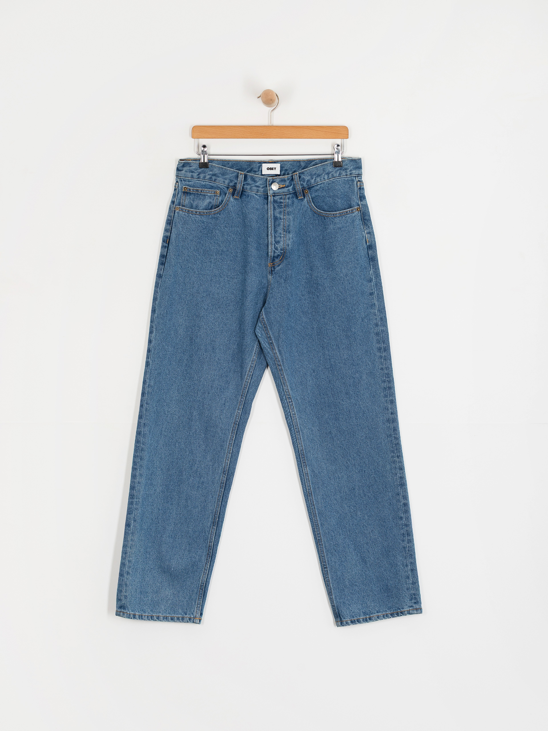 Pantaloni OBEY Hardwork Denim (light indigo)