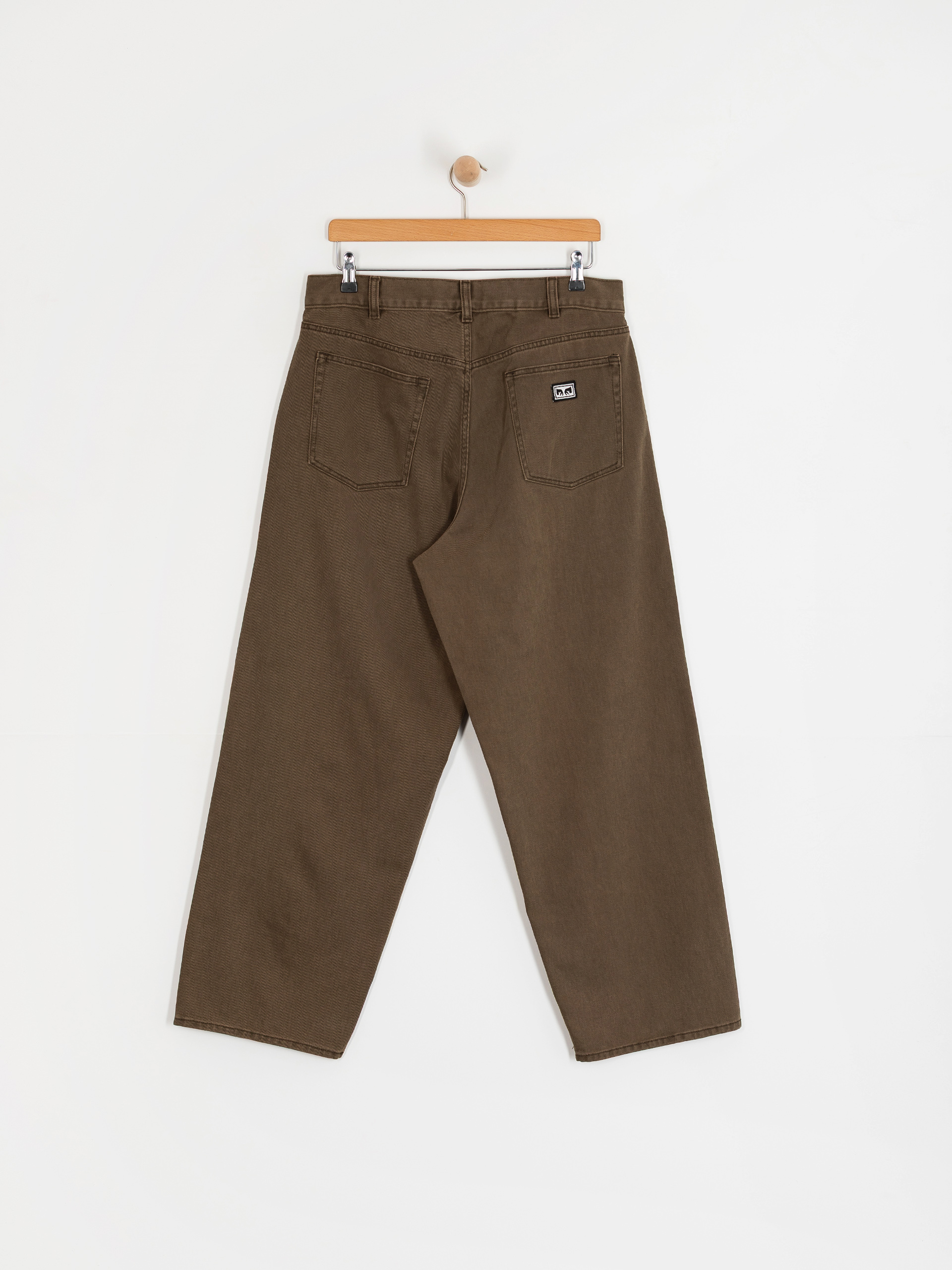 Pantaloni OBEY Bigwig Baggy Denim (wren faded wash)