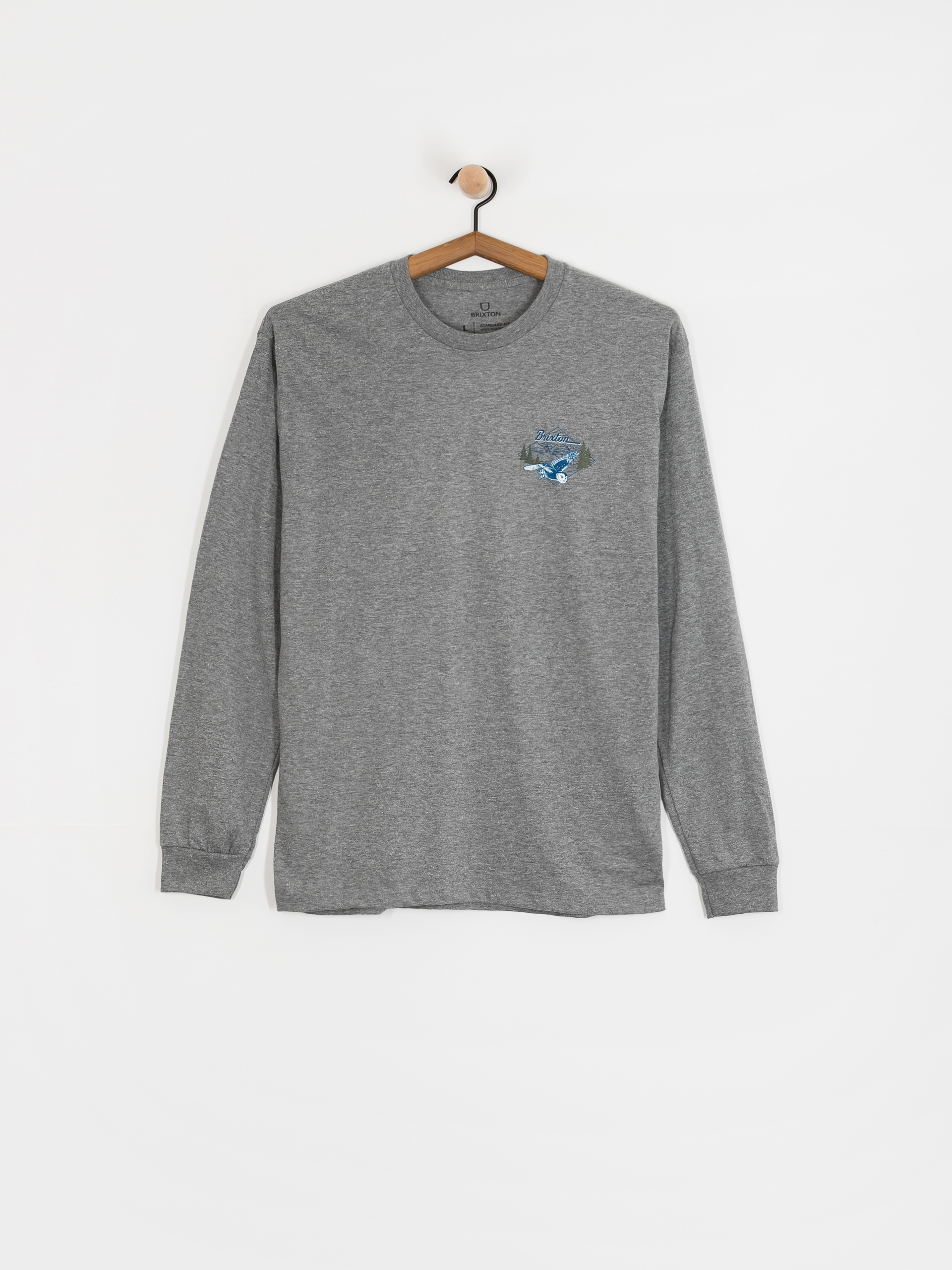Longsleeve Brixton Driftway Std (graphite heather)