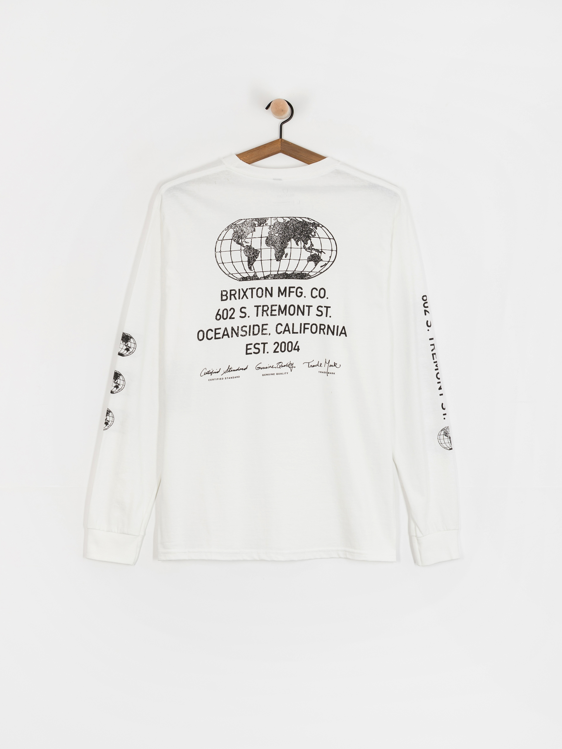 Longsleeve Brixton Union Std (white)