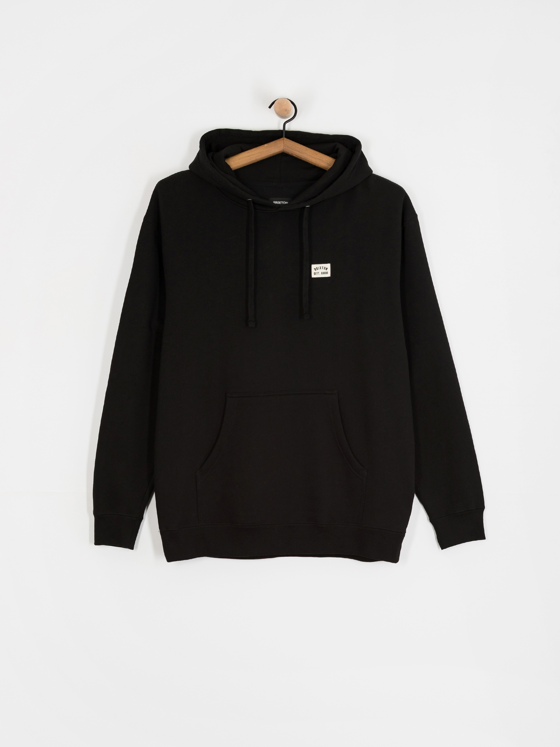 Hanorac cu glugă Brixton Woodburn Label HD (black)