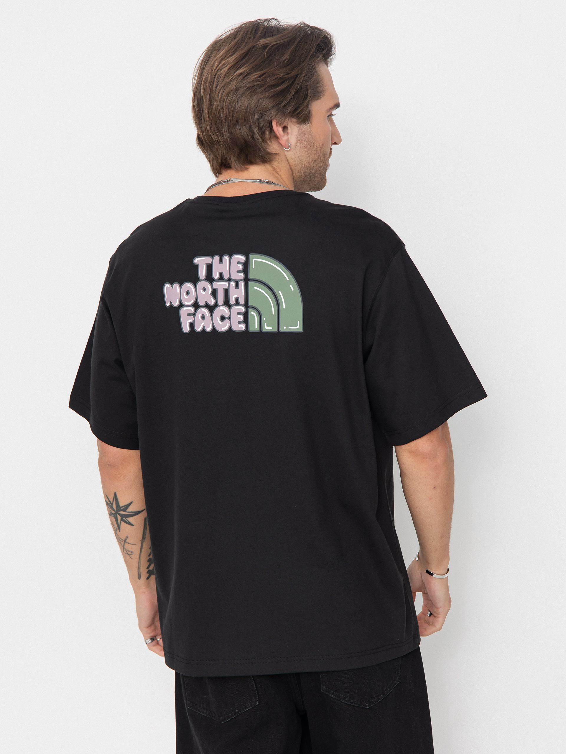 Tricou The North Face Bubble Logo Relaxed (tnf black)