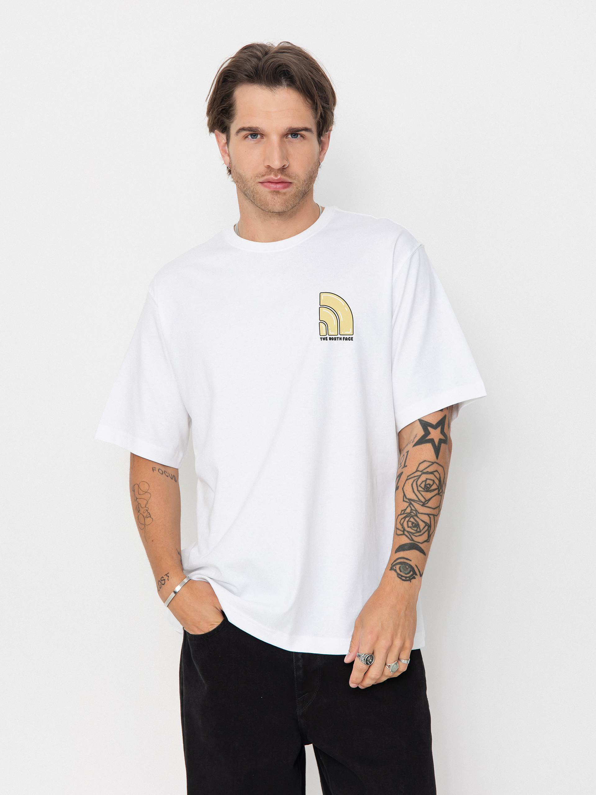 Tricou The North Face Bubble Logo Relaxed (tnf white)