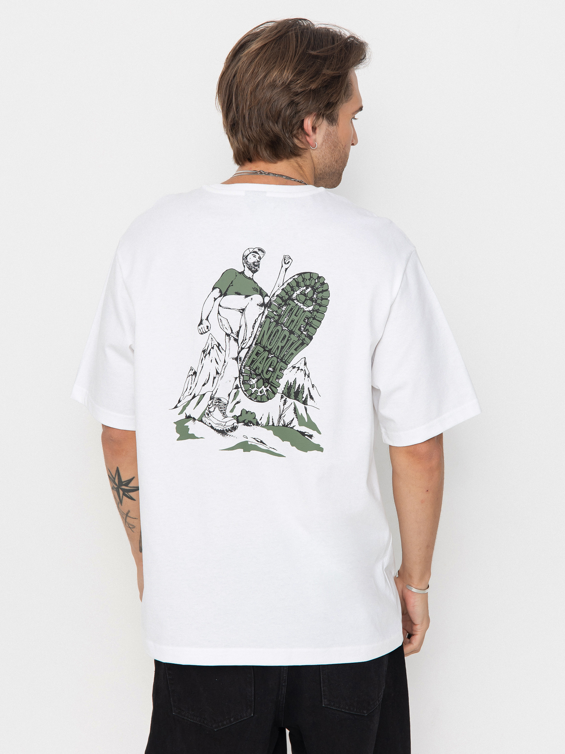 Tricou The North Face Hke Backpack Relaxed - alb (tnf white)