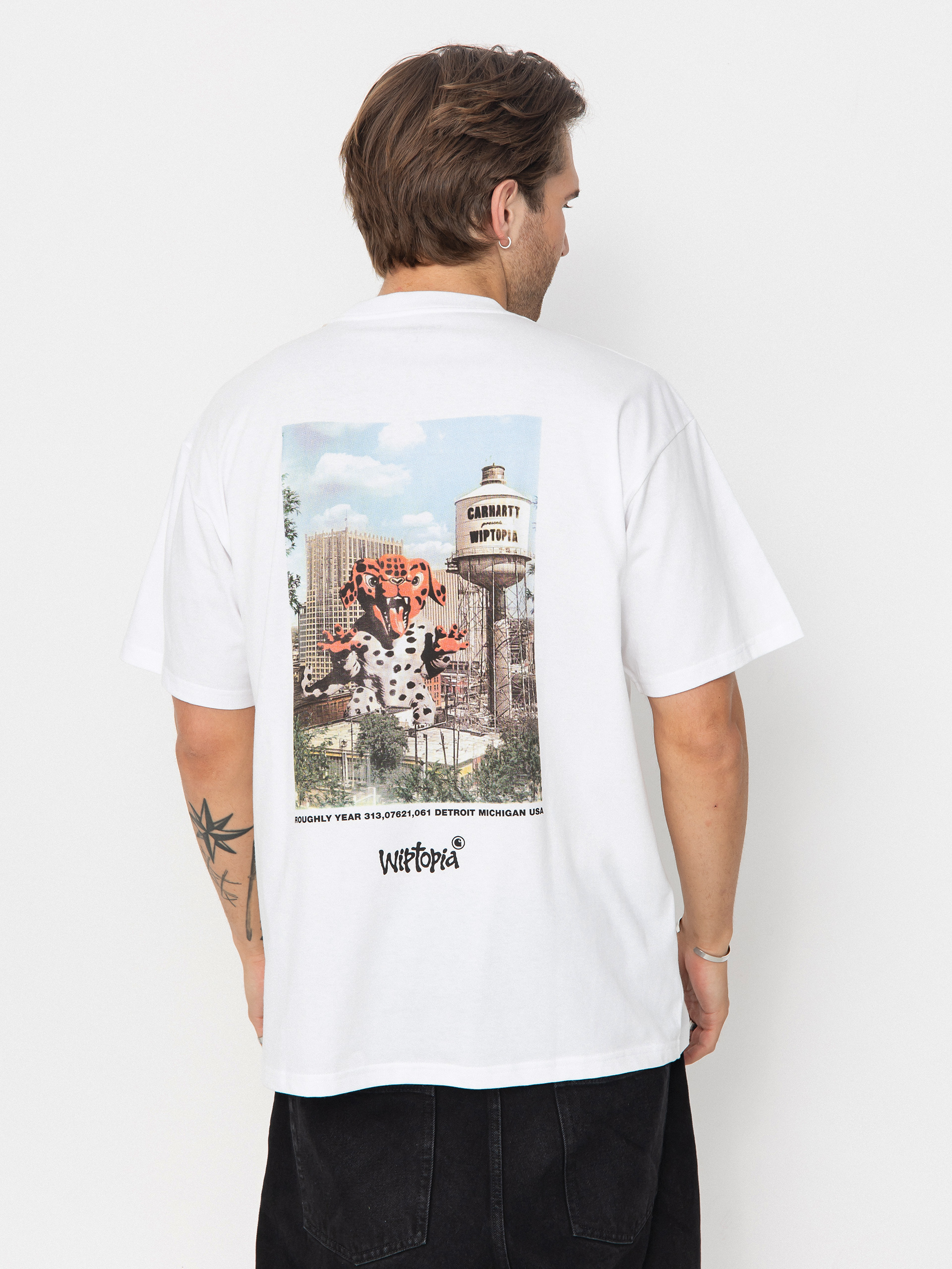 Tricou Carhartt WIP Wiptopia (white)