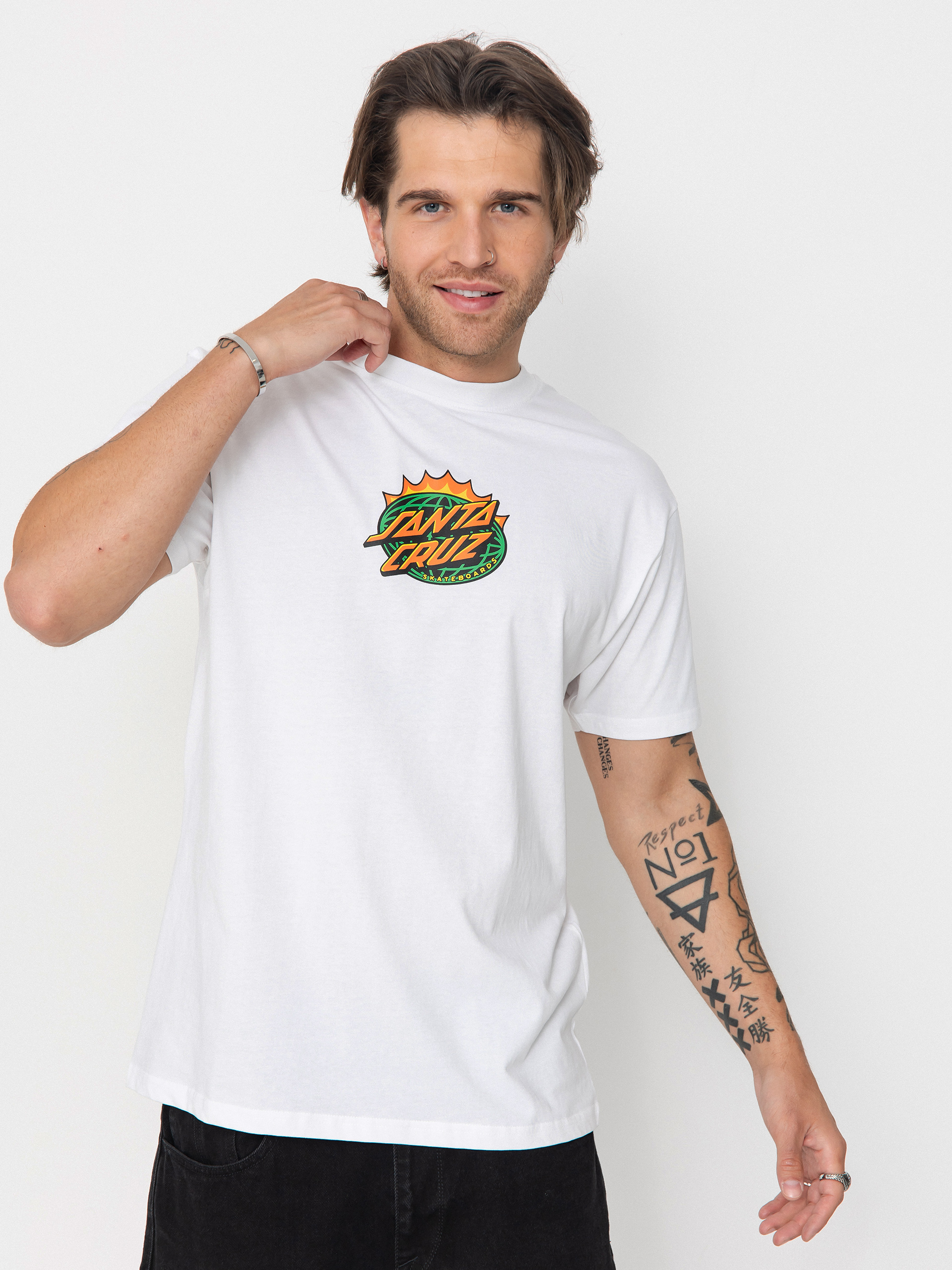 Tricou Santa Cruz Kendall End Of The Dot (white)
