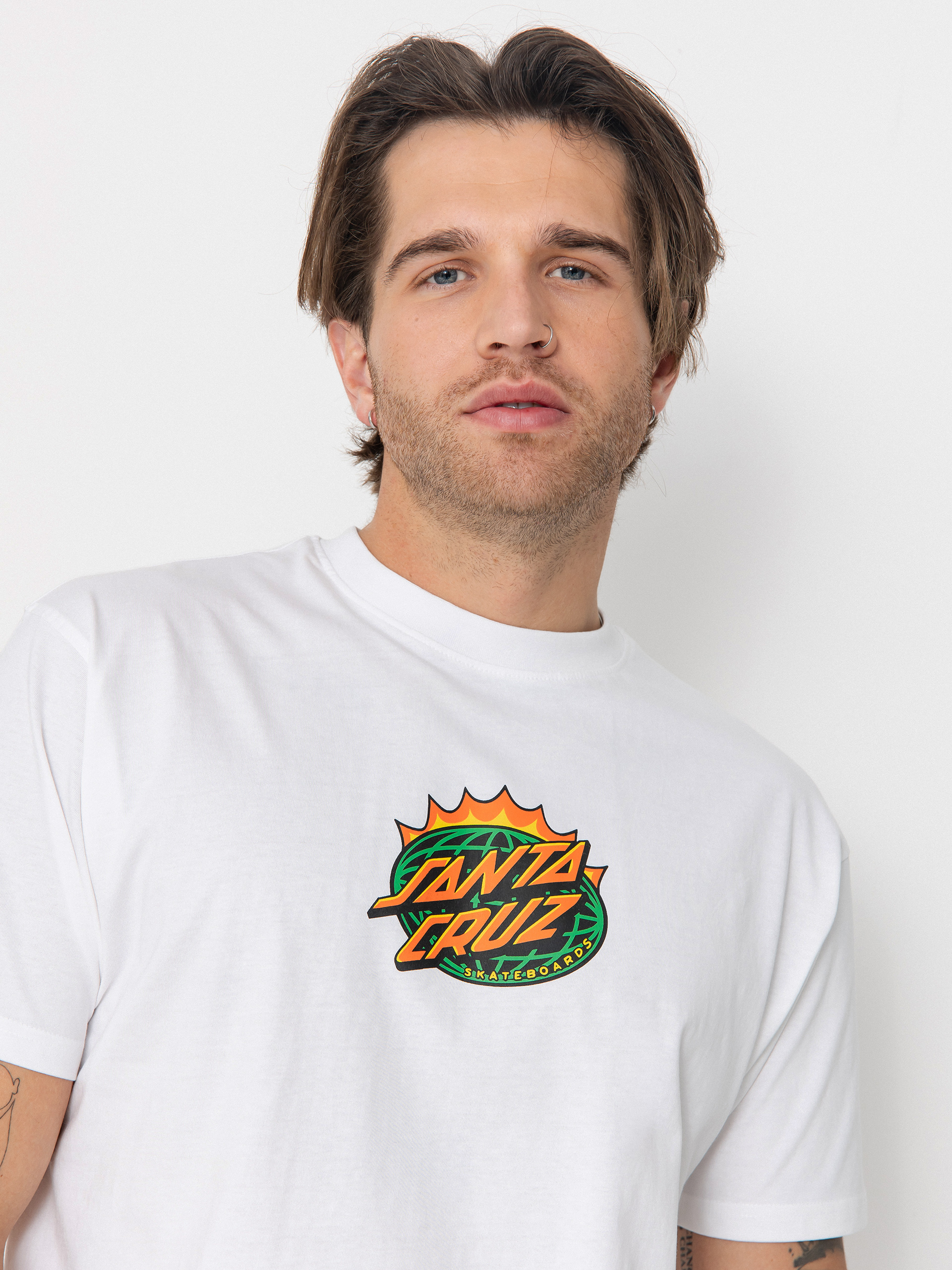 Tricou Santa Cruz Kendall End Of The Dot (white)