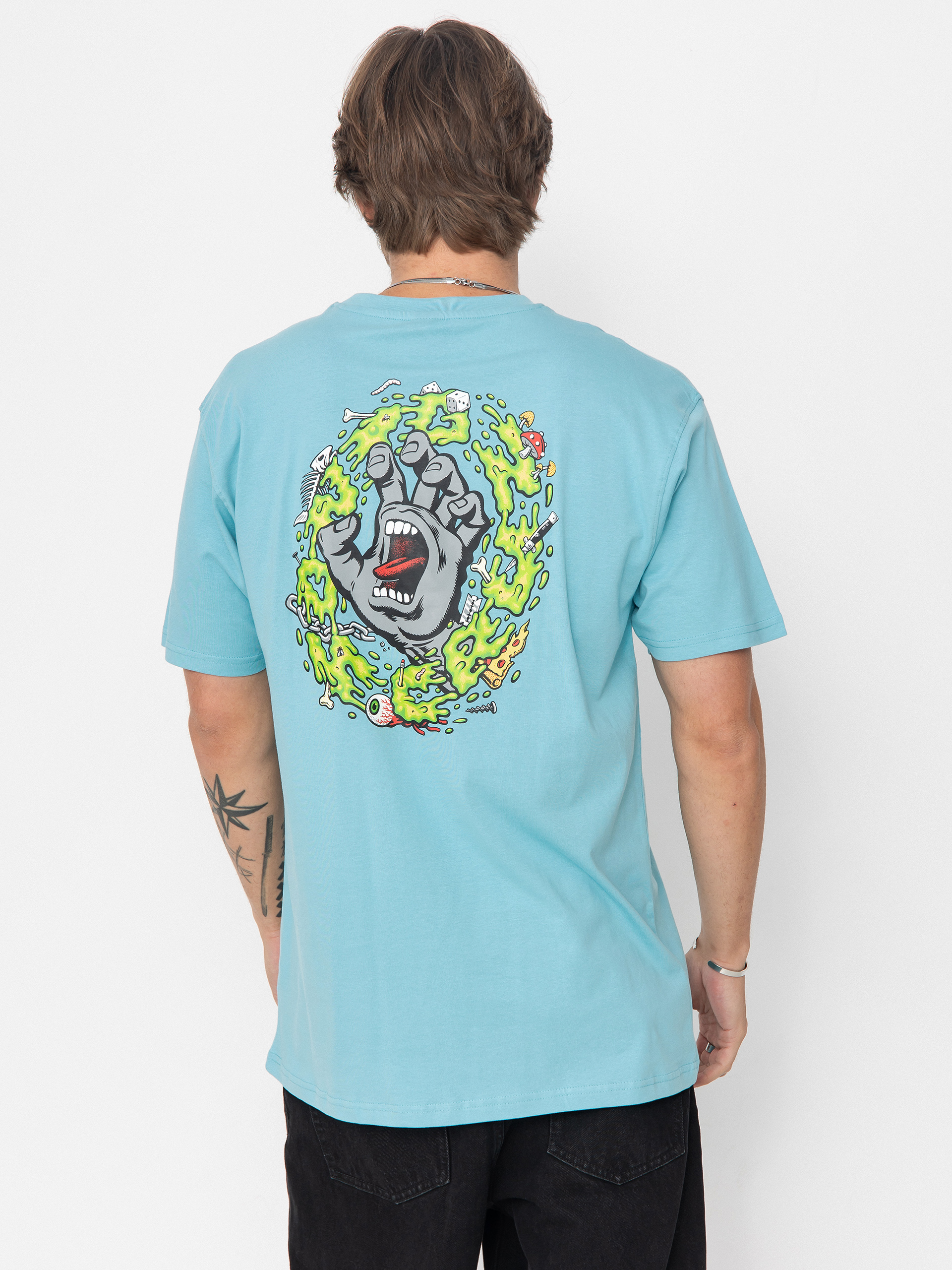 Tricou Santa Cruz Slime Scream (norse blue)
