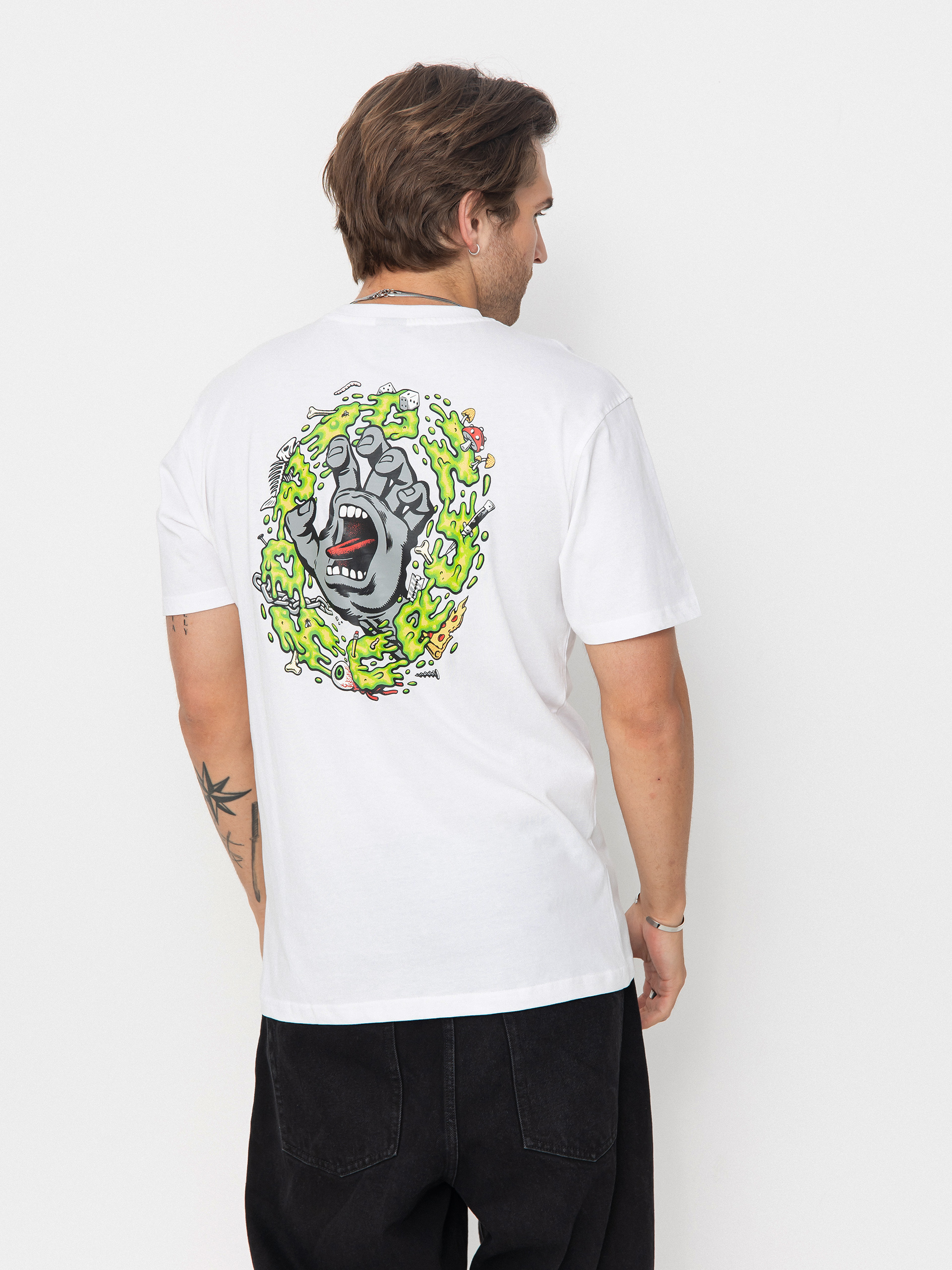 Tricou Santa Cruz Slime Scream (white)