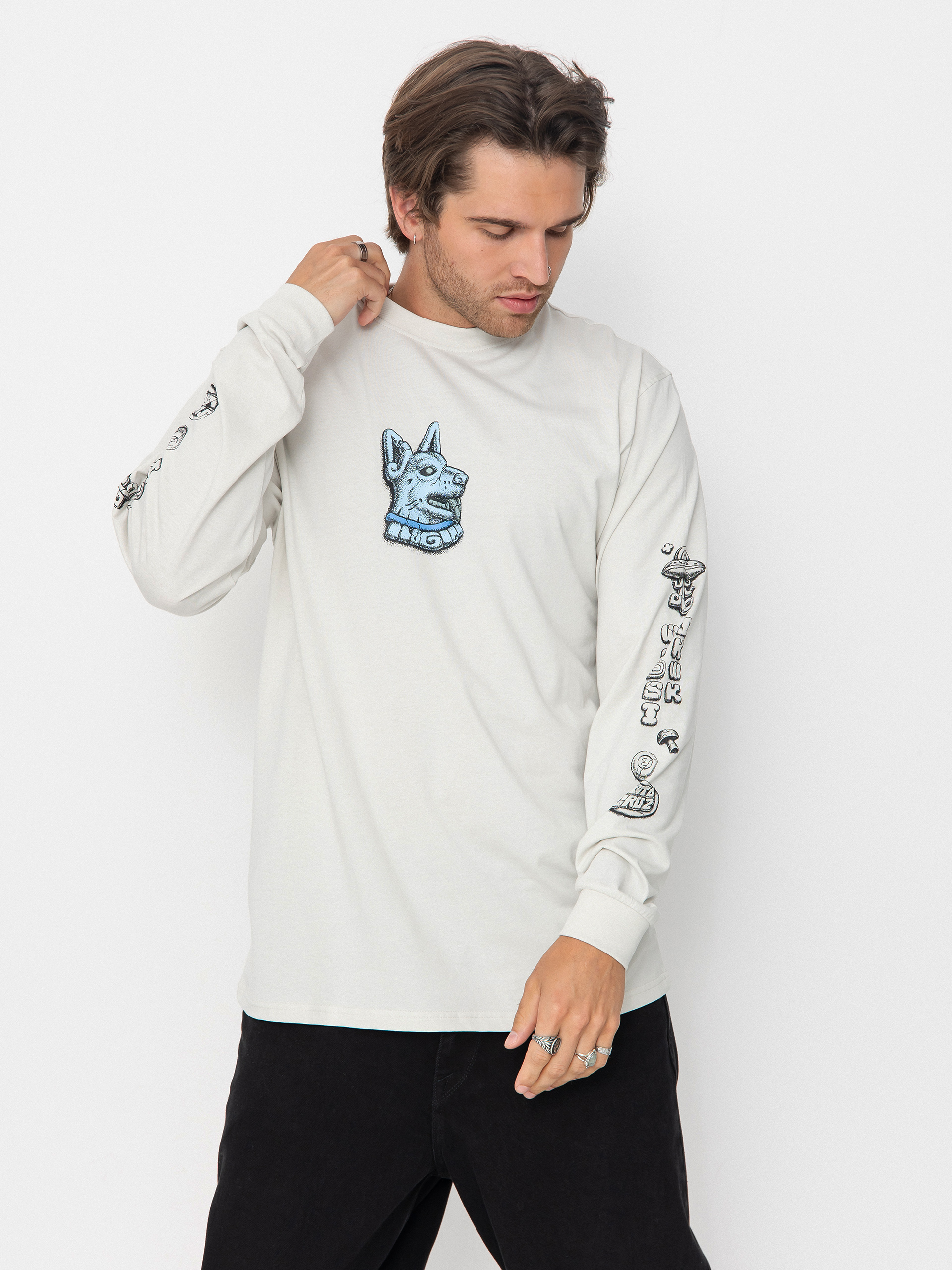 Longsleeve Santa Cruz Winkowski Dog (mist)