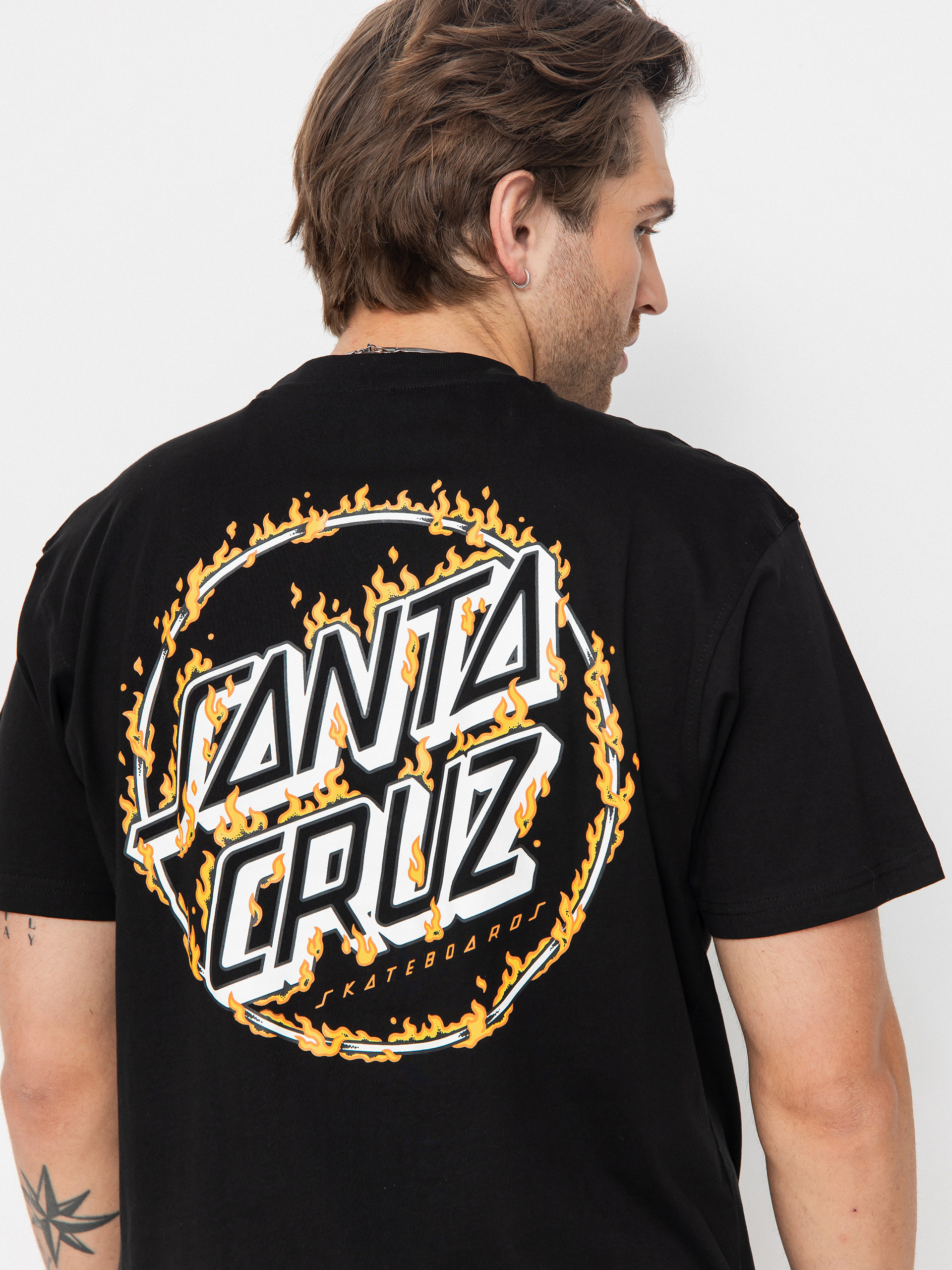 Tricou Santa Cruz Burnt Opus Ovrszd (black)