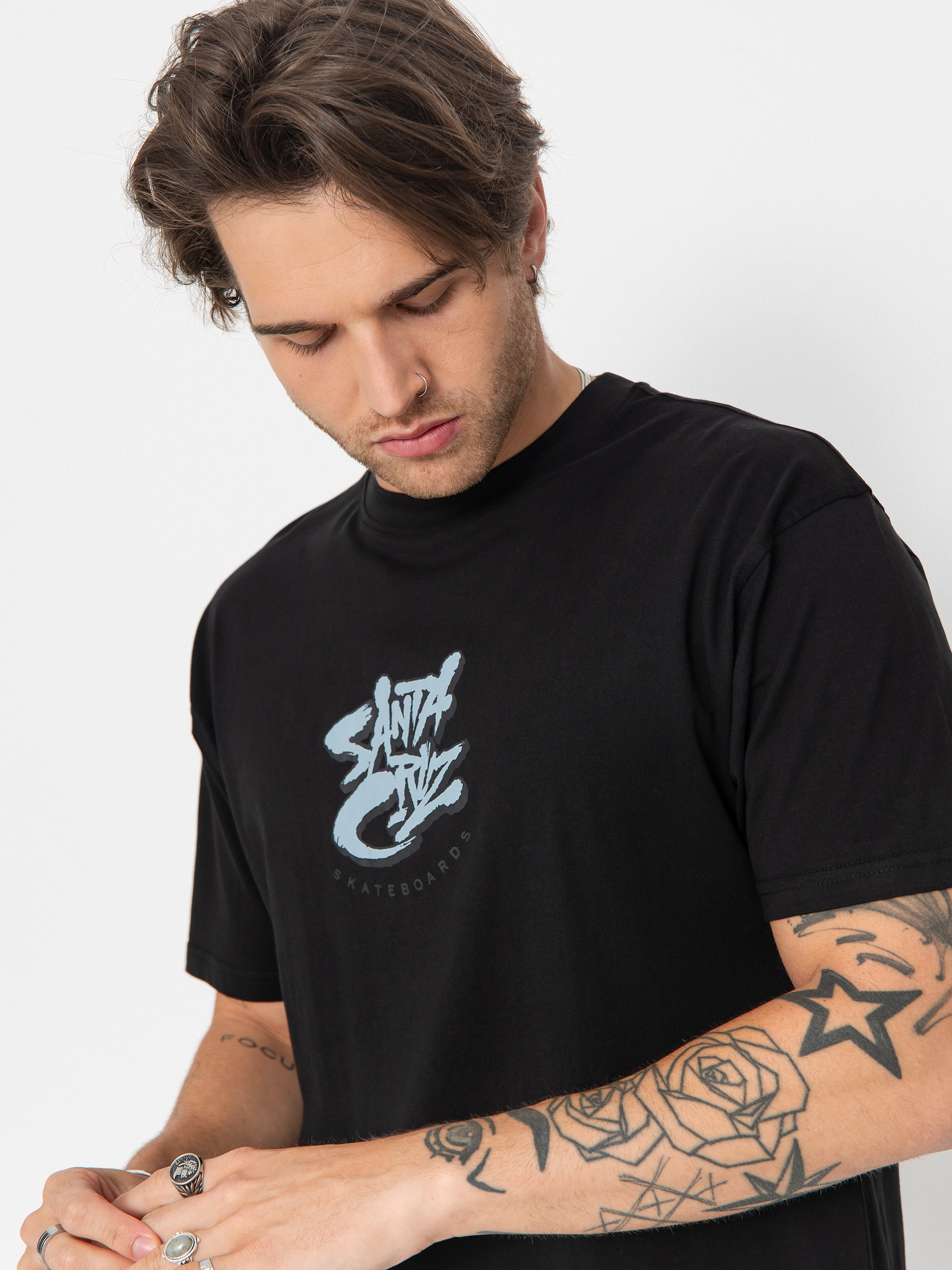 Tricou Santa Cruz Pace Deathtrap (black)