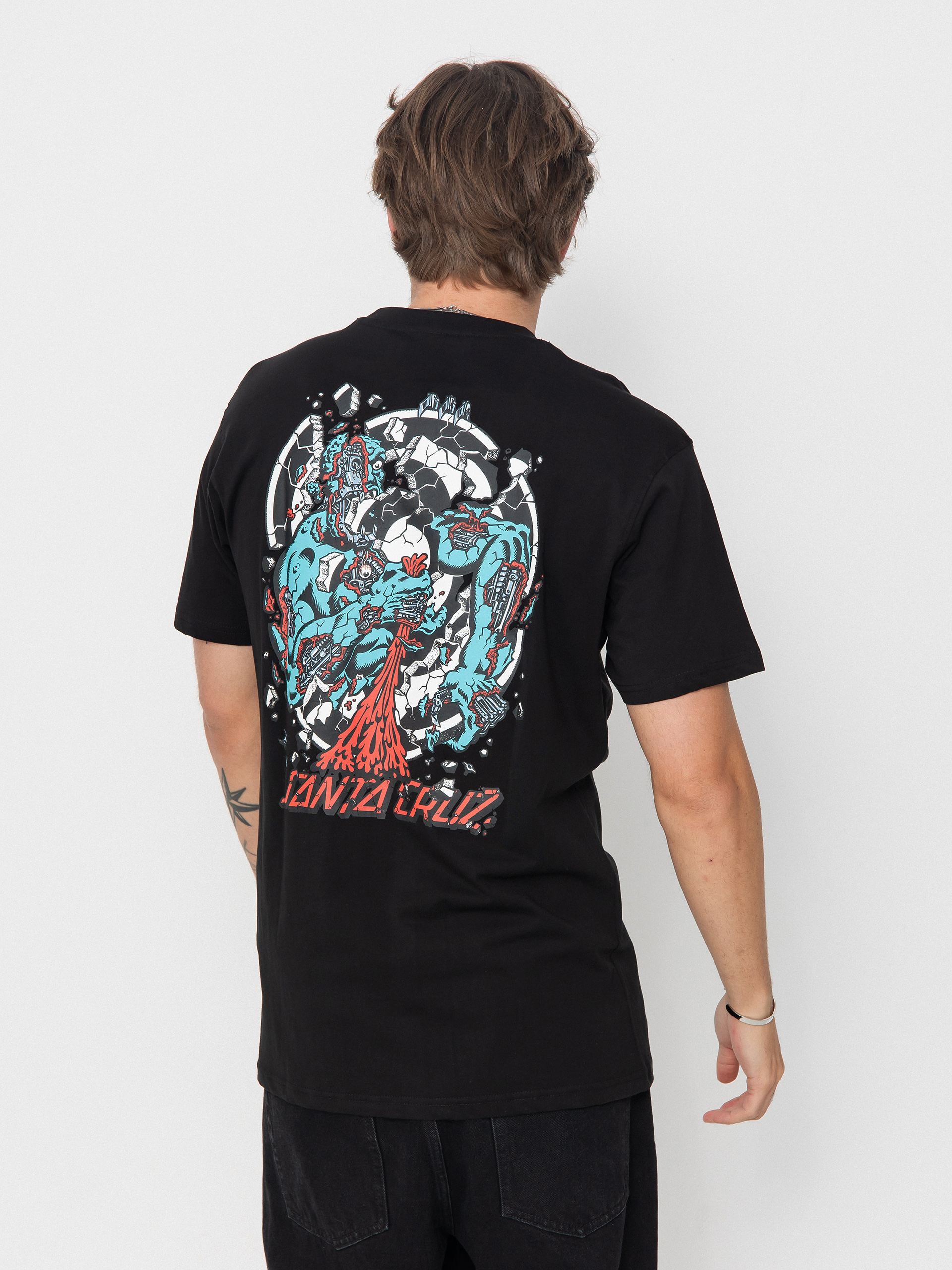 Tricou Santa Cruz Roskopp Dissect Strip (black)