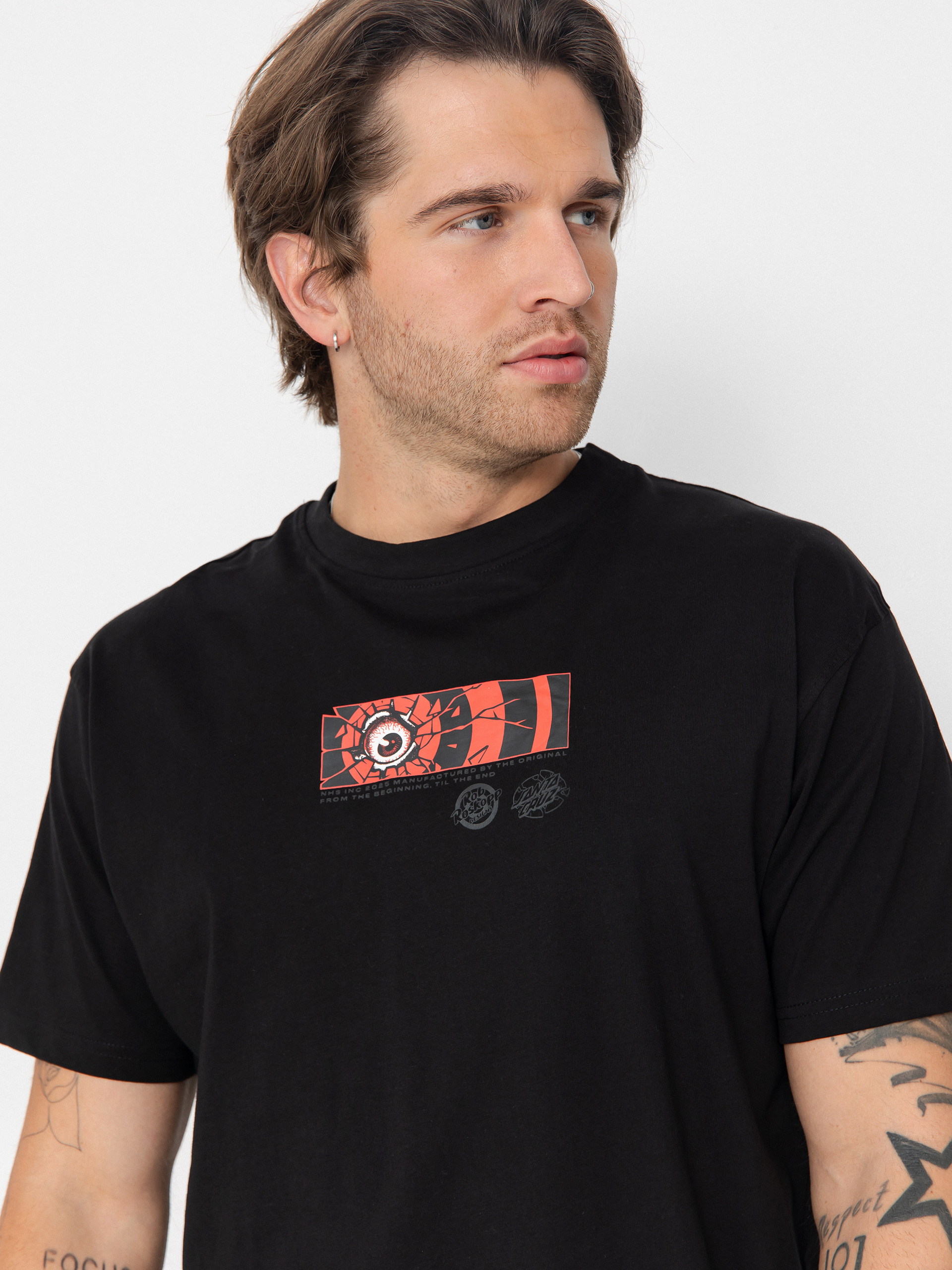 Tricou Santa Cruz Roskopp Dissect Strip (black)