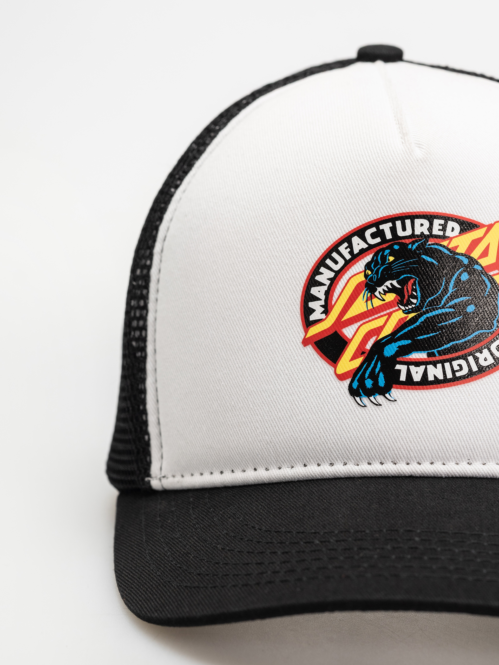Șapcă Santa Cruz Natas SC Panther Meshback (white/black)