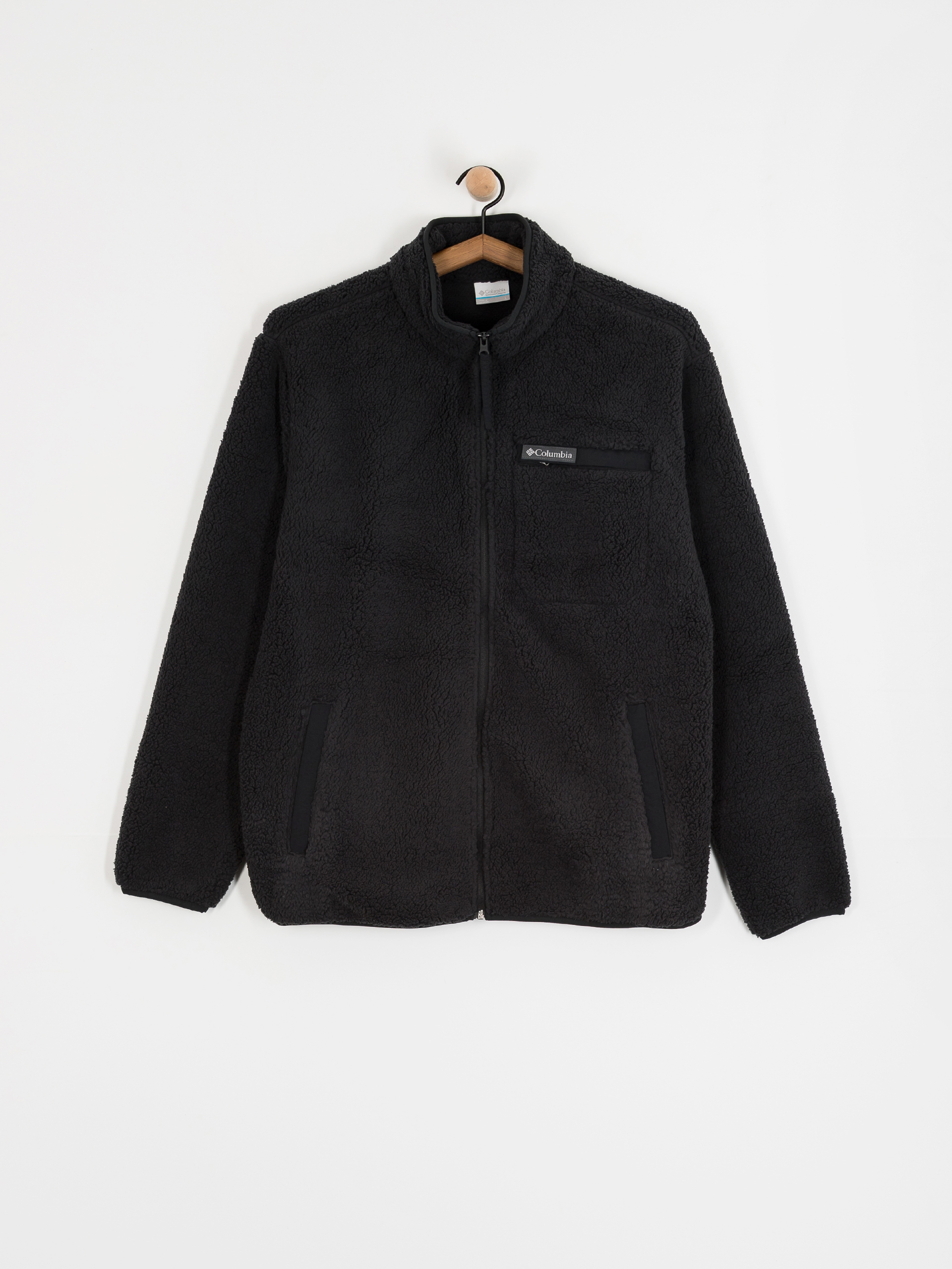 Pentru bărbați Hanorac din fleece Columbia Rugged Ridge High Pile Full Zip (black)