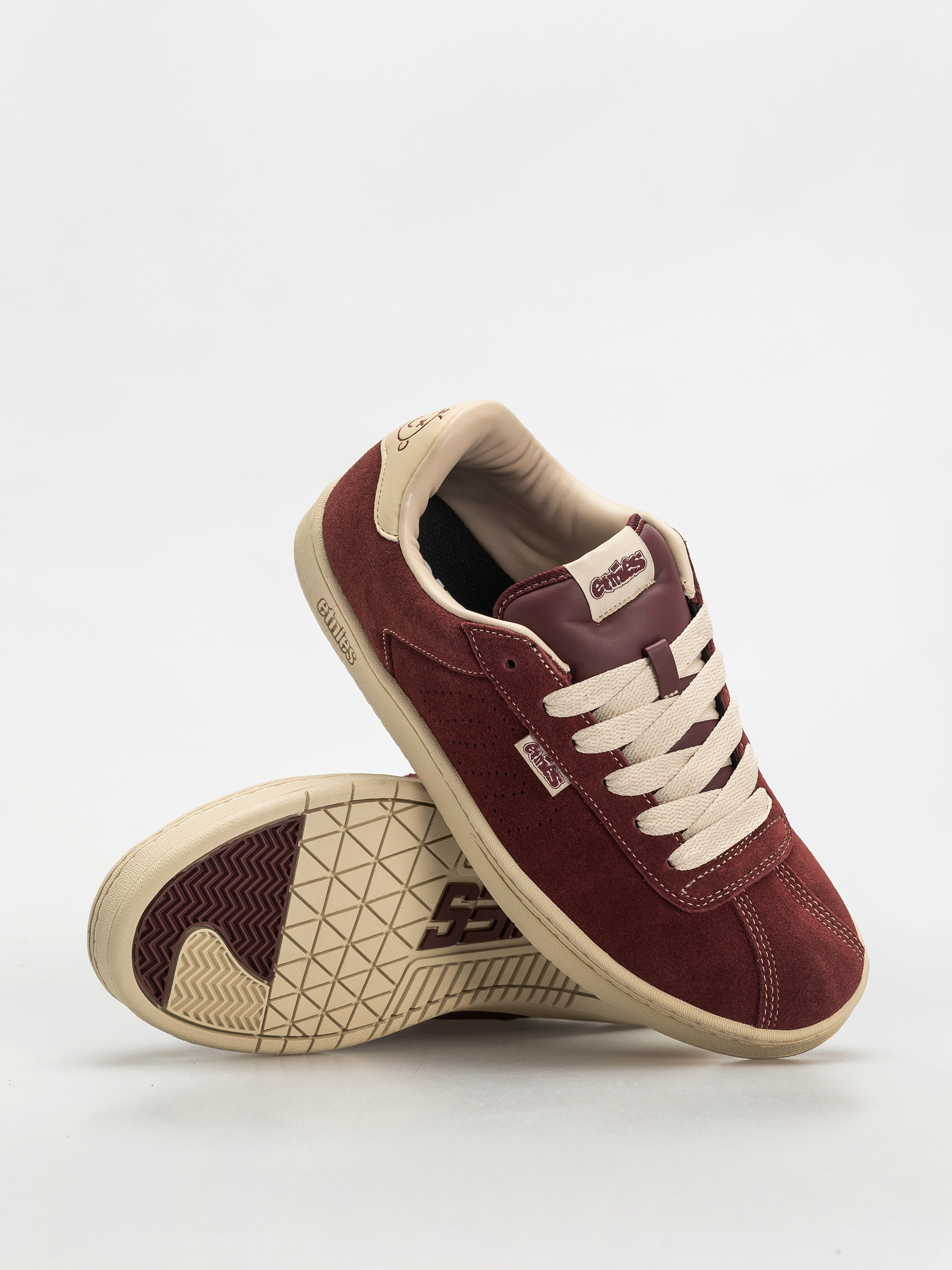 Pantofi Etnies Scam (burgundy/tan)