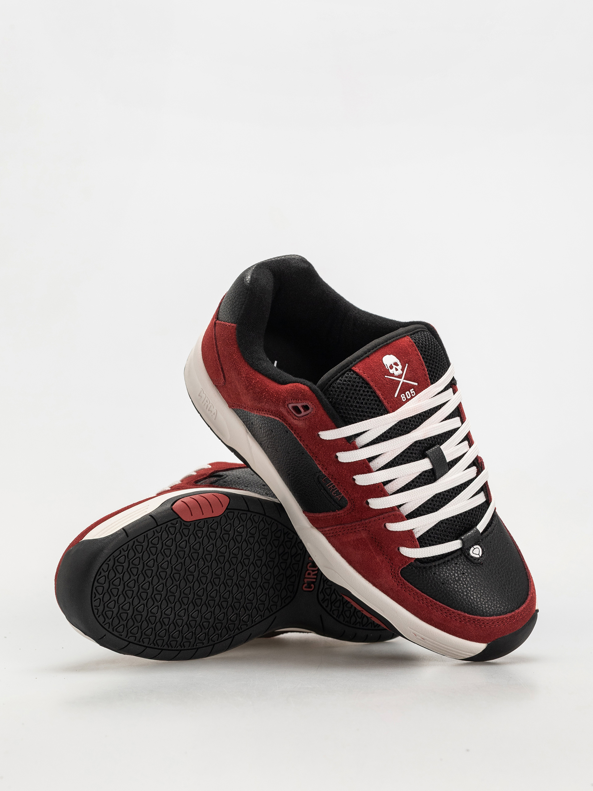 Pantofi Circa 805 (red/black/white)